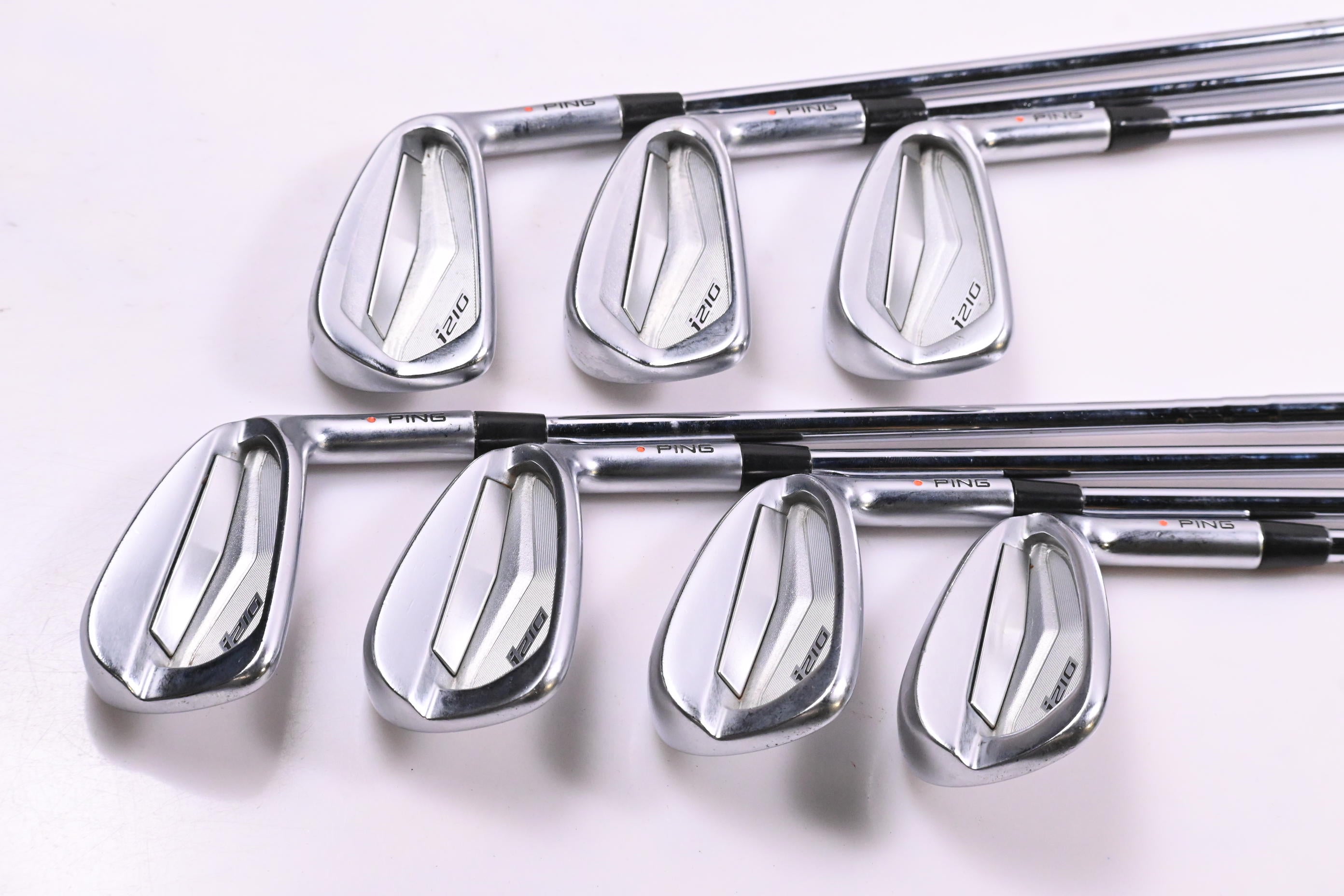 Ping i210 Irons / 4-PW / Orange Dot / Stiff Flex XP 95 S300 Shafts