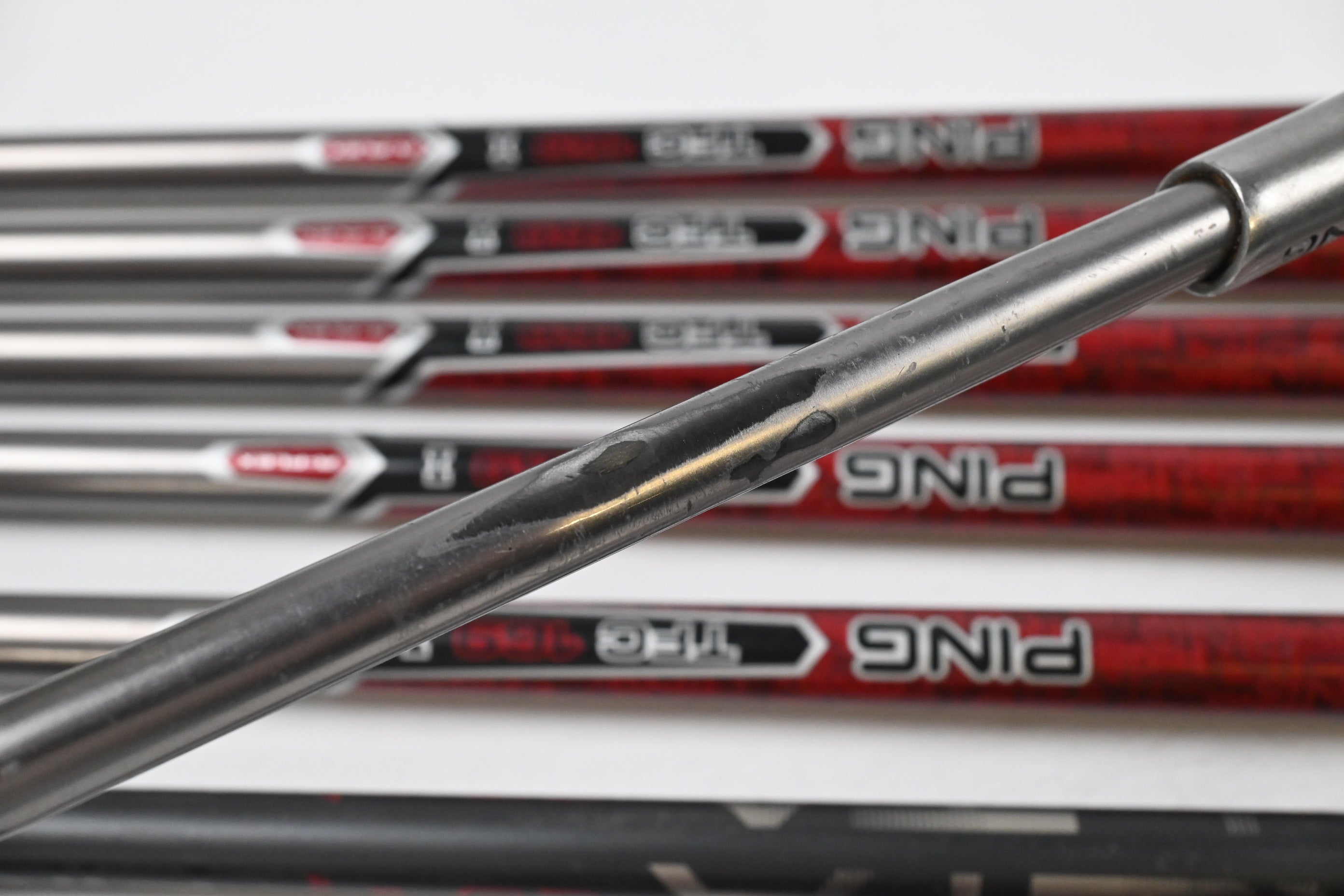 Ping G20 Irons / 4-PW+GW+SW / Black Dot / Regular Flex Ping TFC 169 I Shafts