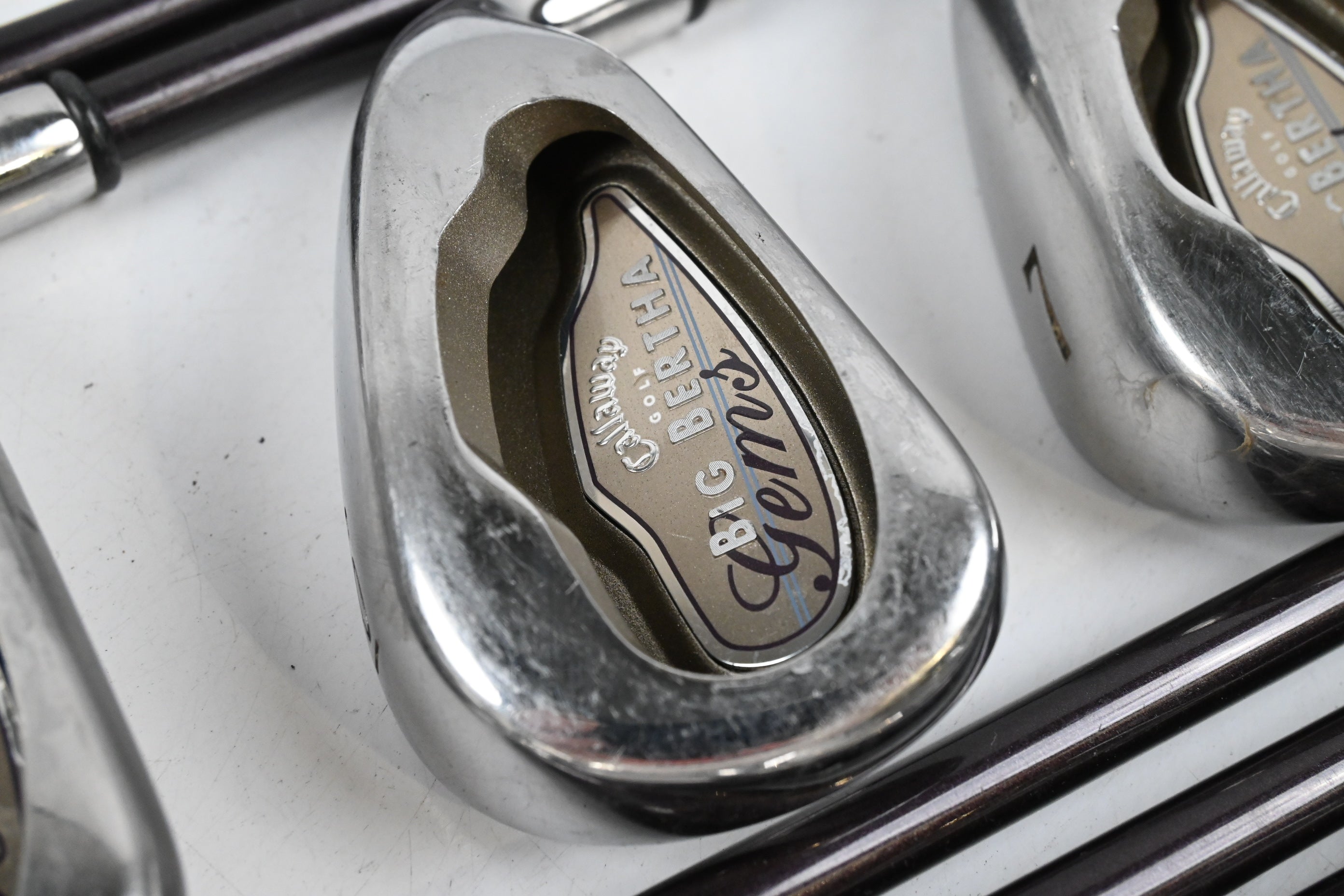 Ladies Callaway Big Bertha 2004 Irons / 4-PW+SW / Ladies Flex Big Bertha Gems 65