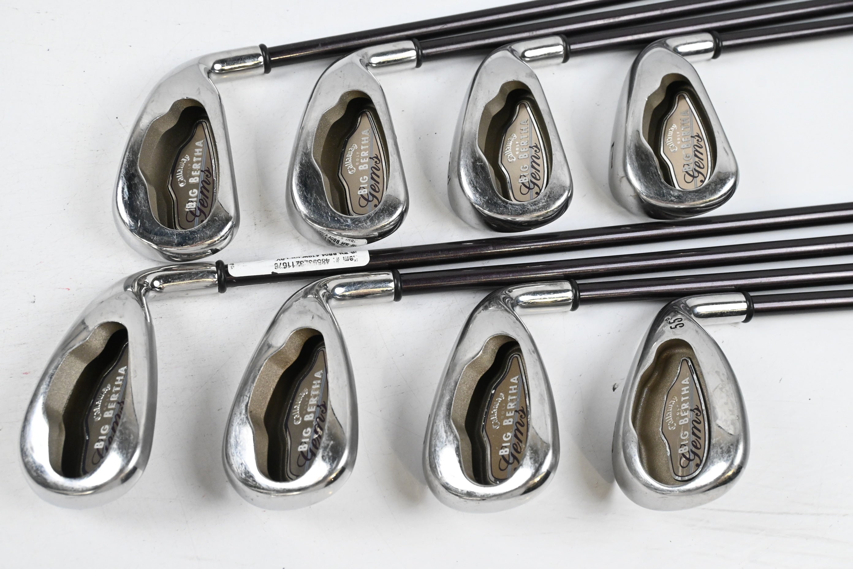 Ladies Callaway Big Bertha 2004 Irons / 4-PW+SW / Ladies Flex Big Bertha Gems 65