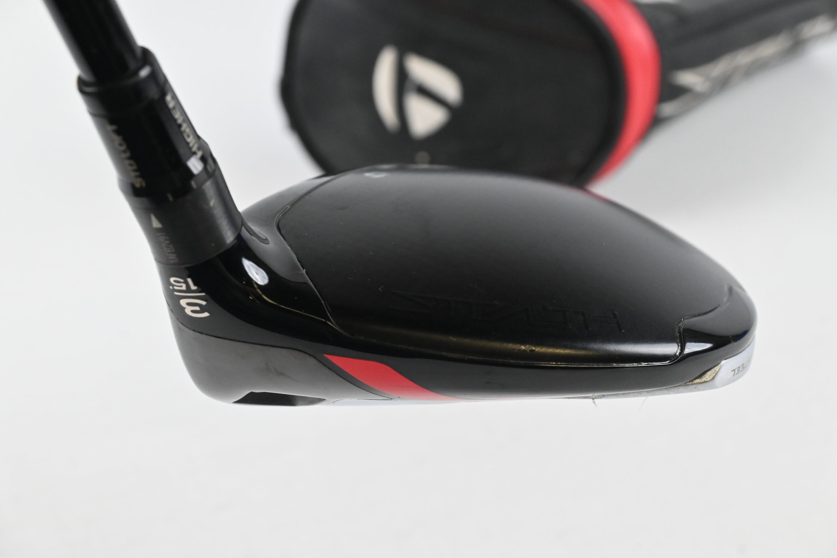 Taylormade Stealth Plus #3 Wood / 15 Degree / Stiff Flex HZRDUS Smoke Red RDX 75