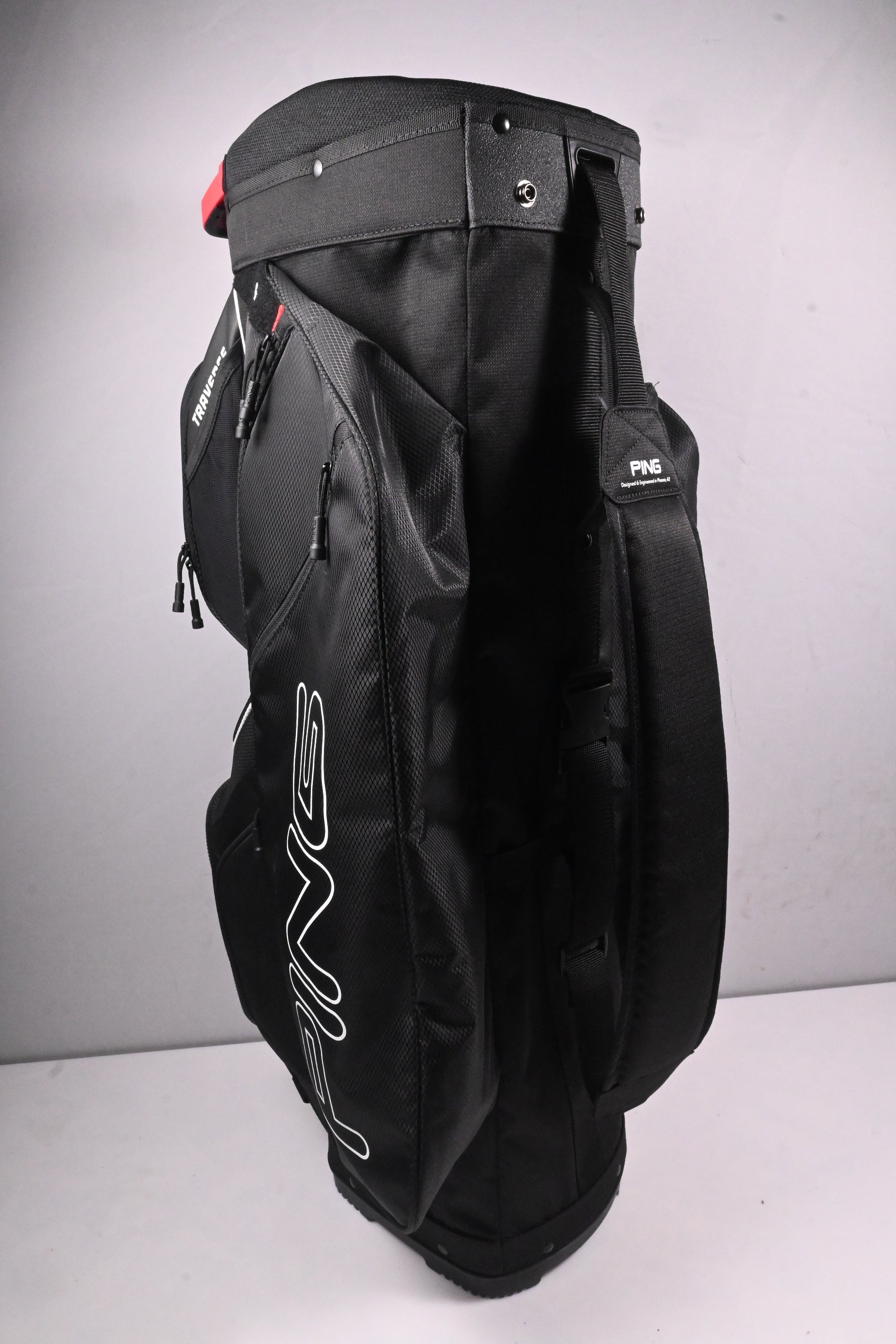 Ping Traverse Cart Bag / 14-Way Divider / Black, Red