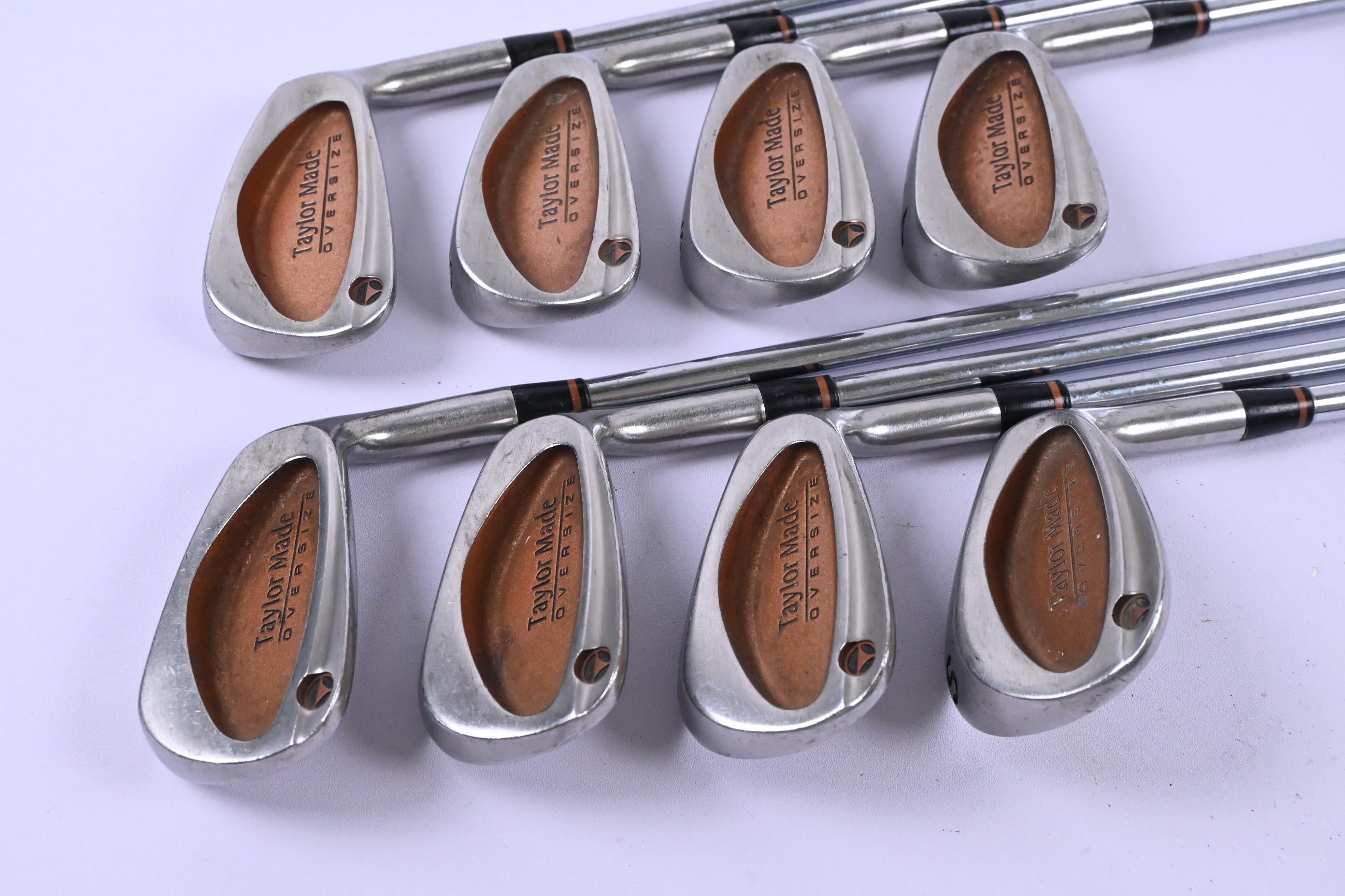 Taylormade Burner Oversize Irons / 4-PW+SW / Regular Flex Rifle 80 Shafts