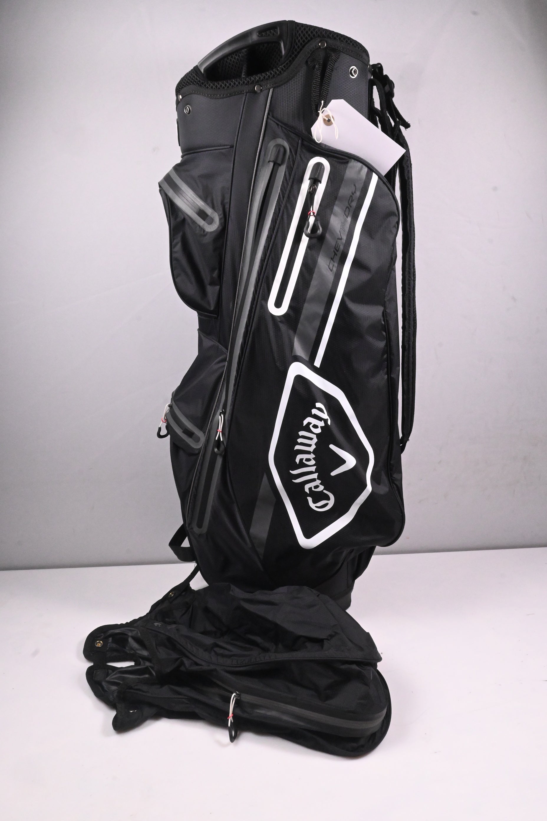 Callaway Chev 14 Dry Cart Bag / 14-Way Divider / Black, Grey