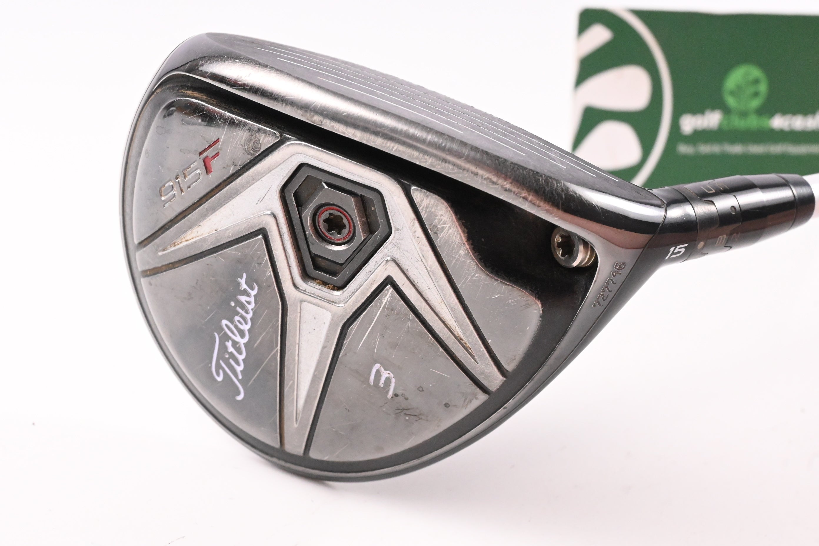 Titleist 915 F #3 Wood / 15 Degree / Stiff Flex Aldila Rogue Black 95 MSI 80