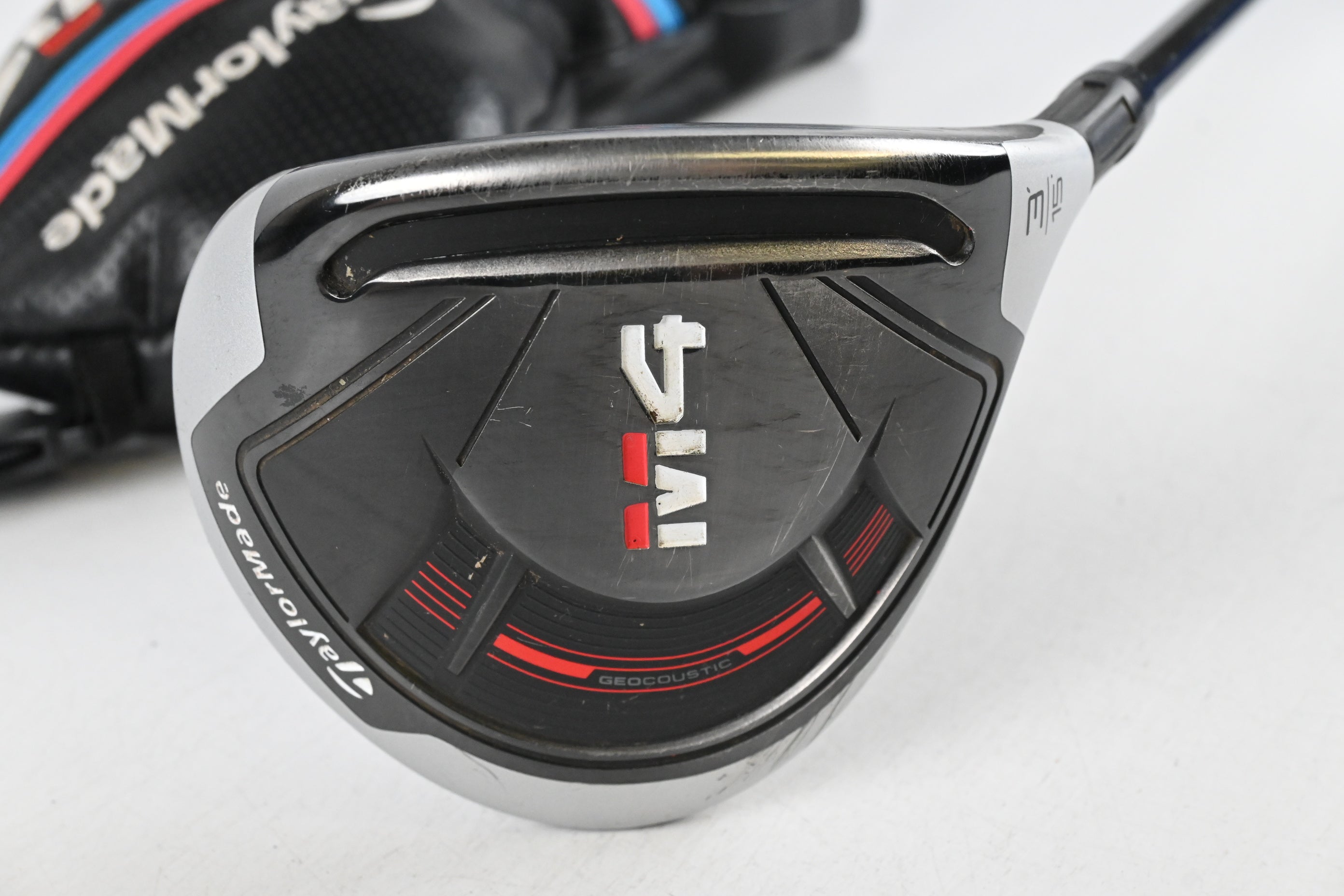 Taylormade M4 #3 Wood / 15 Degree / Stiff Flex Fujikura Atmos Red 6 Shaft
