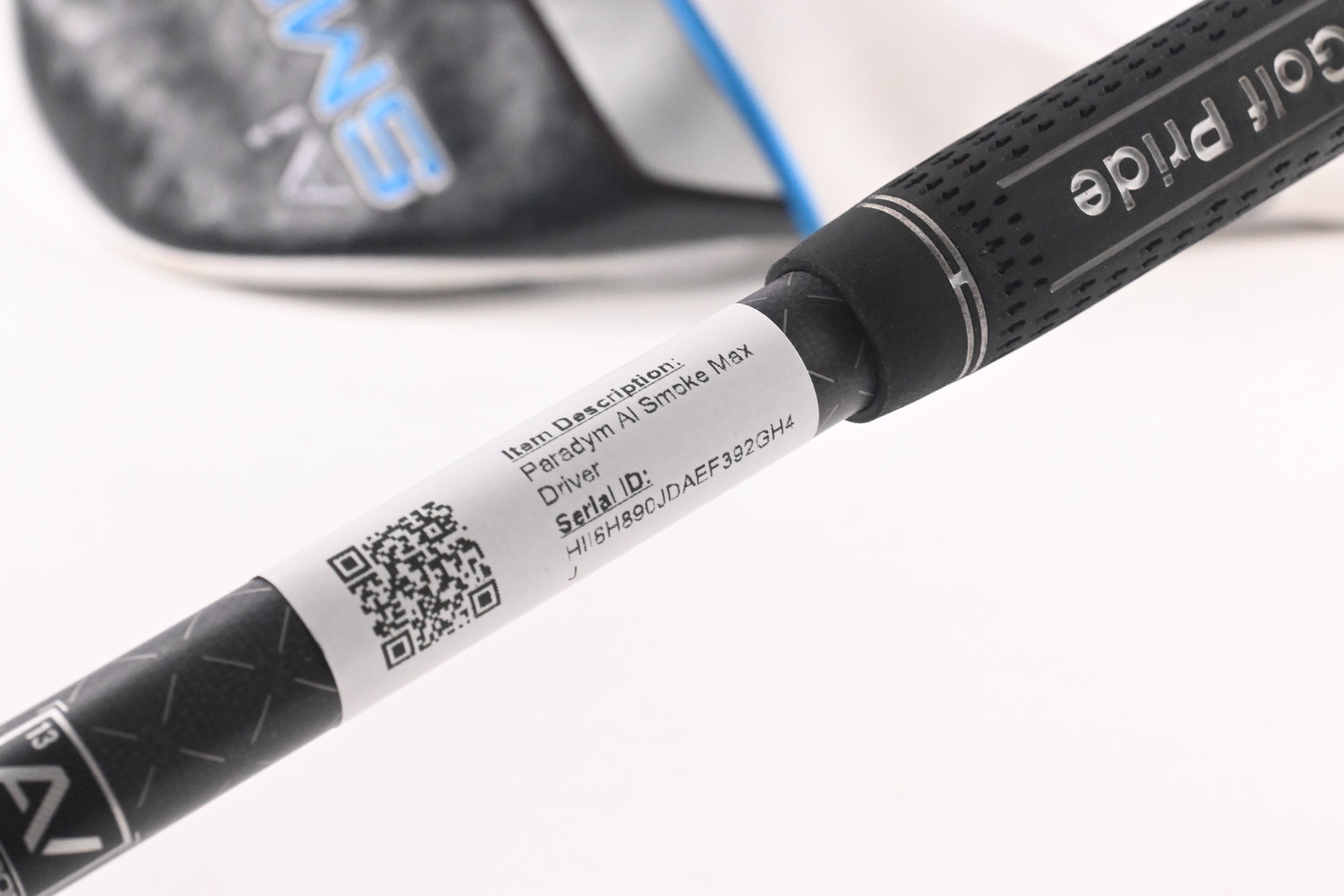 Callaway Paradym Ai Smoke Max D Driver / 9 Degree / Stiff Flex Tensei AV Blue 55