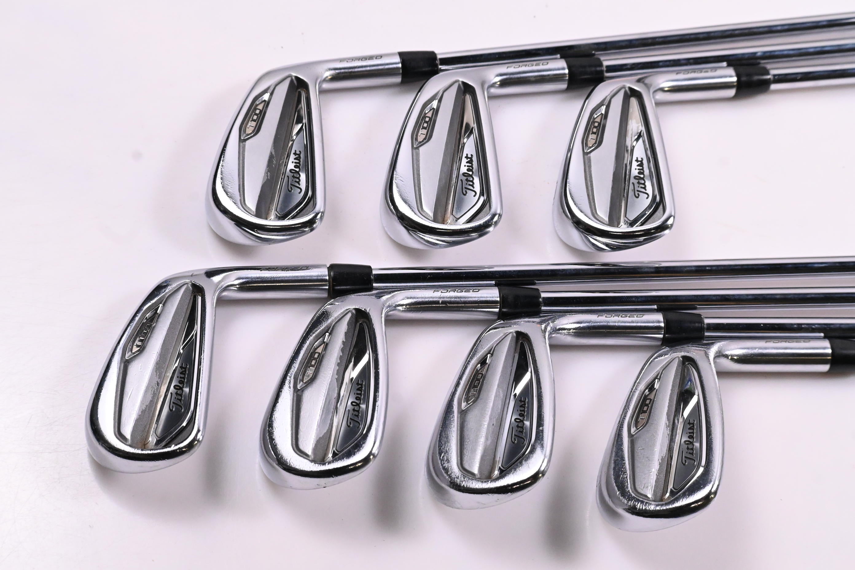 Titleist T100 2019 Irons / 4-PW / Stiff Flex AMT Red S300 Shafts