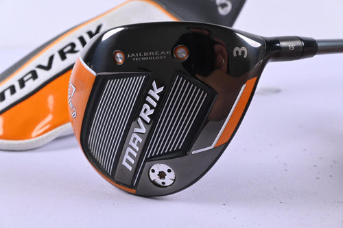 Callaway Mavrik #3 Wood / 15 Degree / Regular Flex HZRDUS T800 65 Shaft