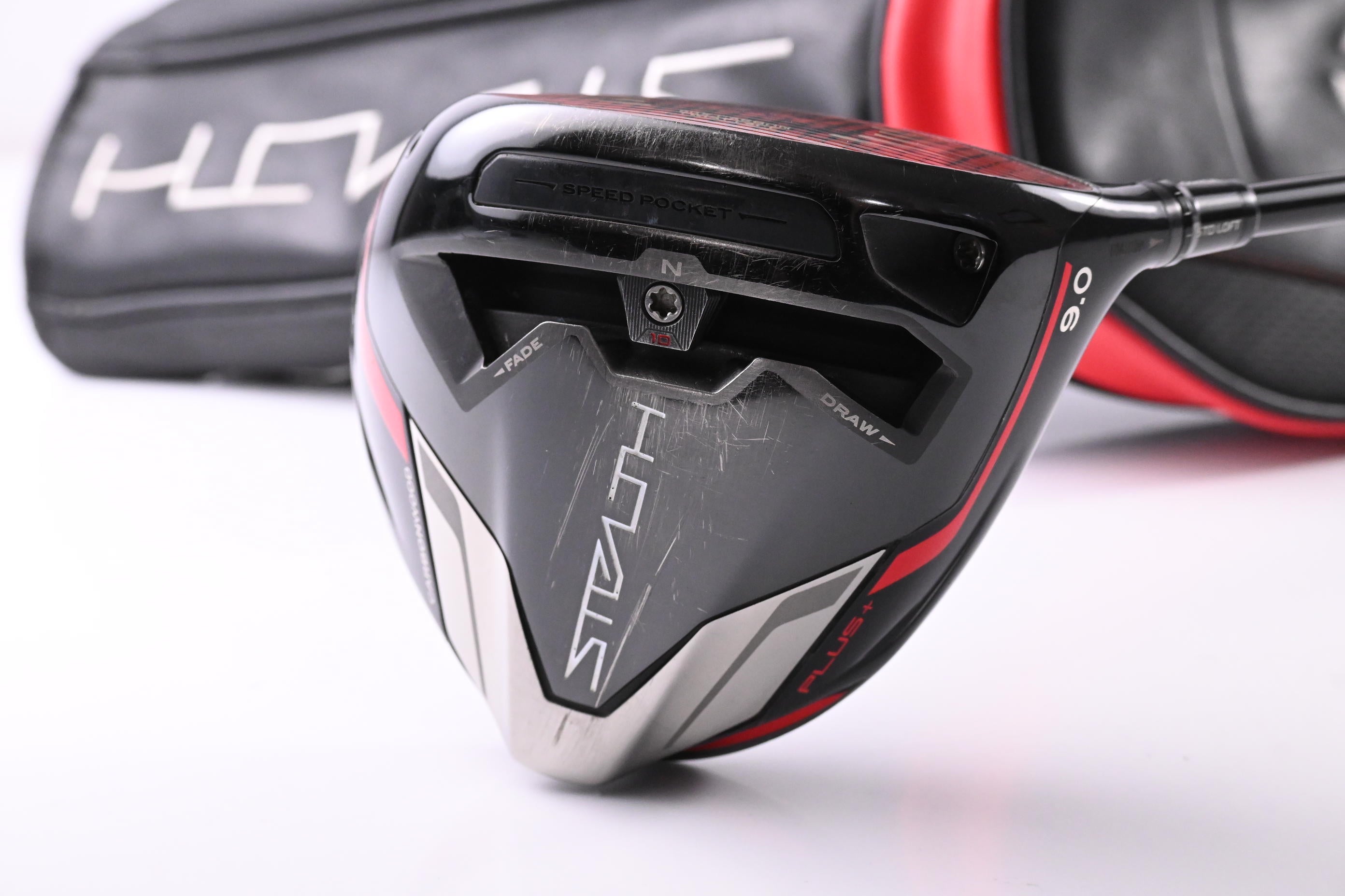 Taylormade Stealth Plus Driver / 9 Degree / Stiff Flex HZRDUS Smoke Red RDX 60
