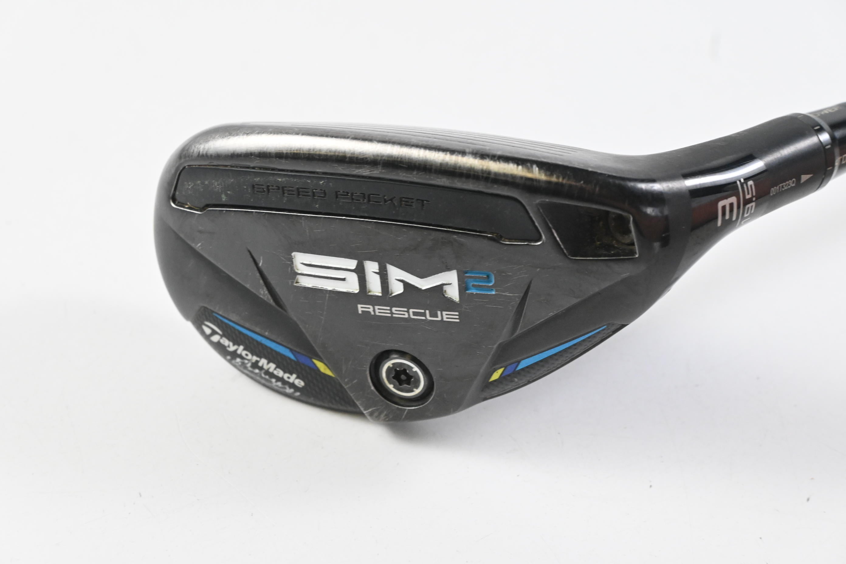 Taylormade SIM2 #3 Hybrid / 19.5 Degree / Stiff Flex Tensei AV RAW Blue 80 Shaft