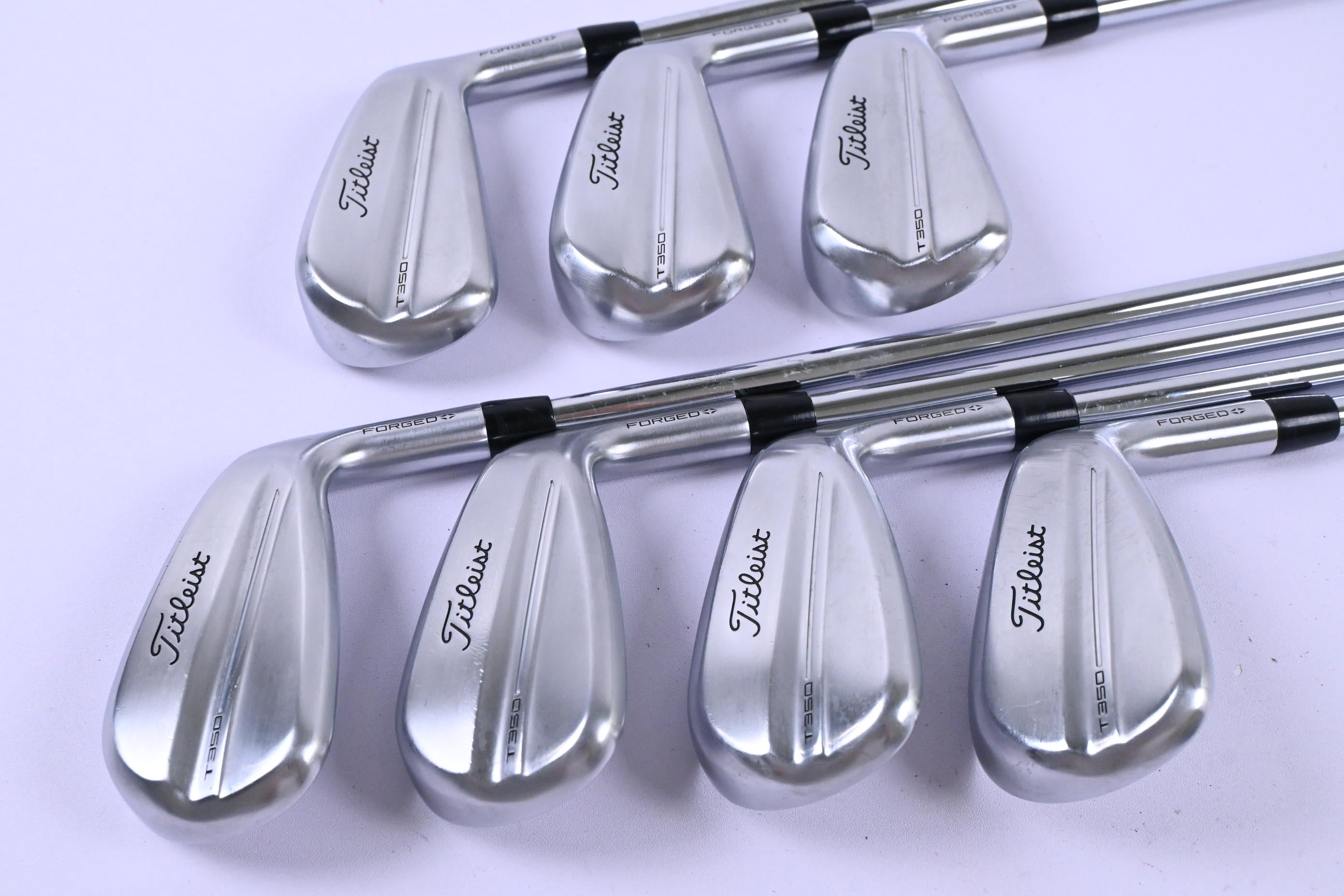 Titleist T350 2025 Irons / 5-PW+GW / Stiff Flex True Temper AMT Red Shafts