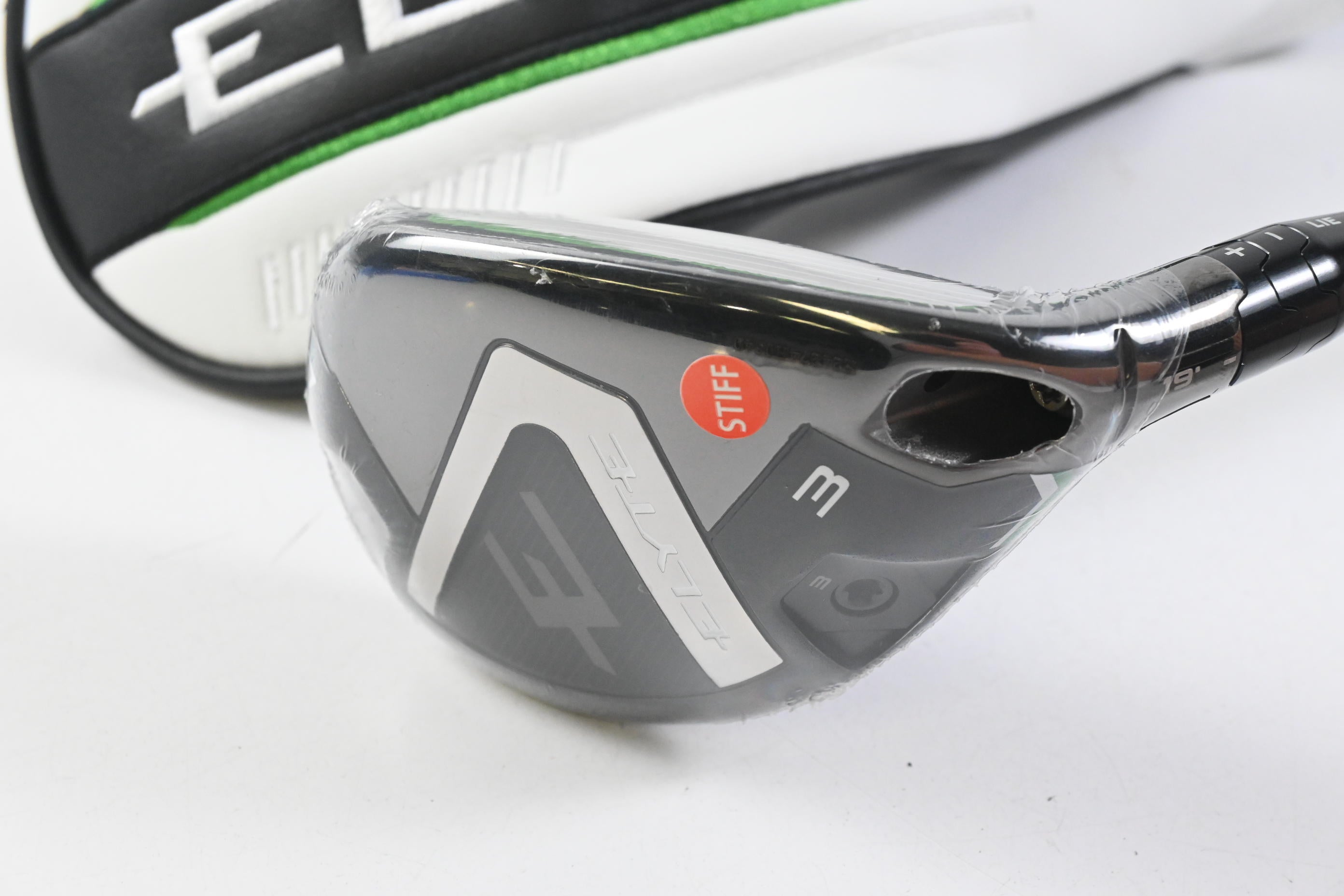 Callaway Elyte #3 Hybrid / 19 Degree / Stiff Flex Denali Charcoal 70 Shaft