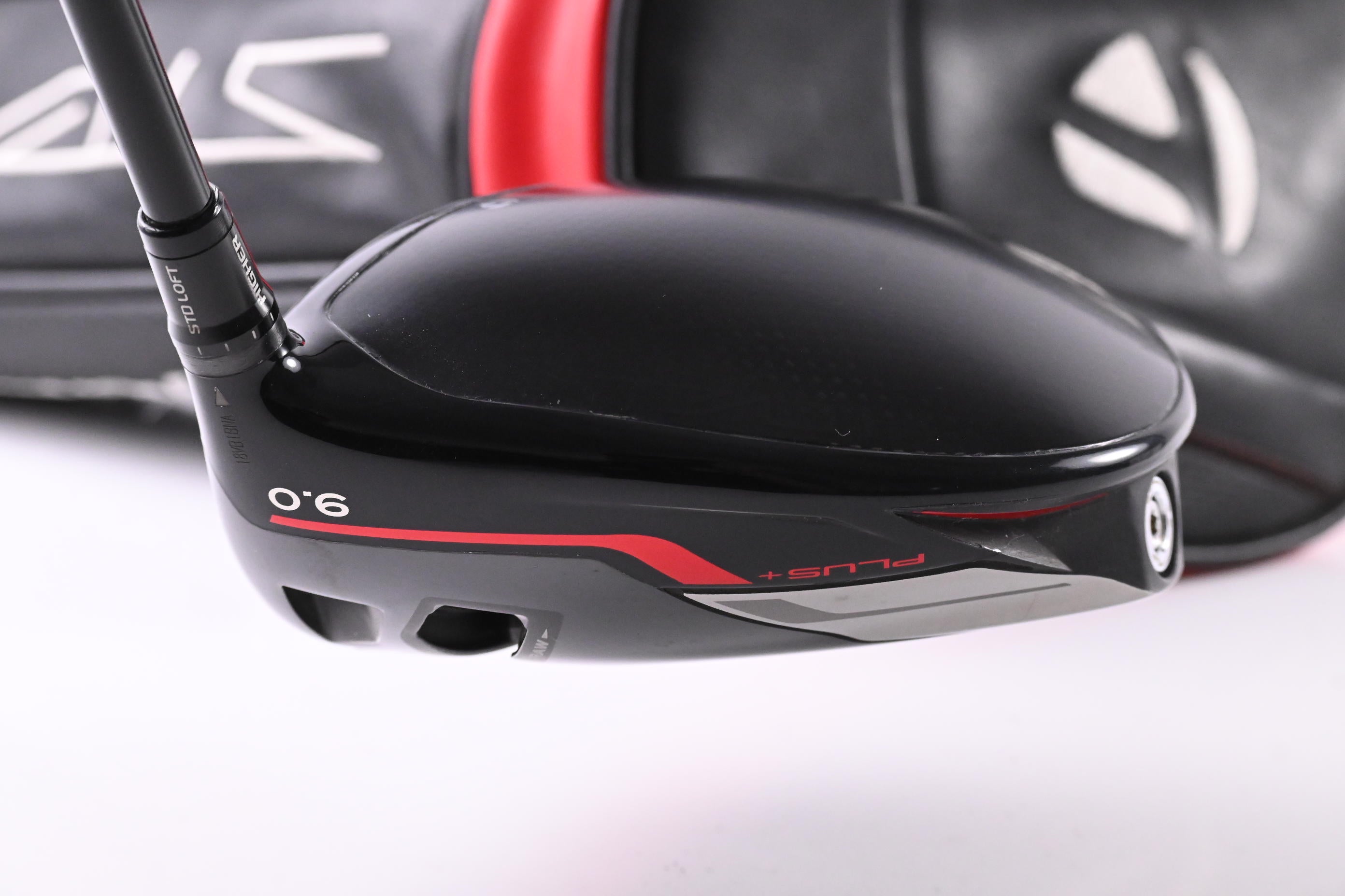 Taylormade Stealth Plus Driver / 9 Degree / Stiff Flex HZRDUS Smoke Red RDX 60