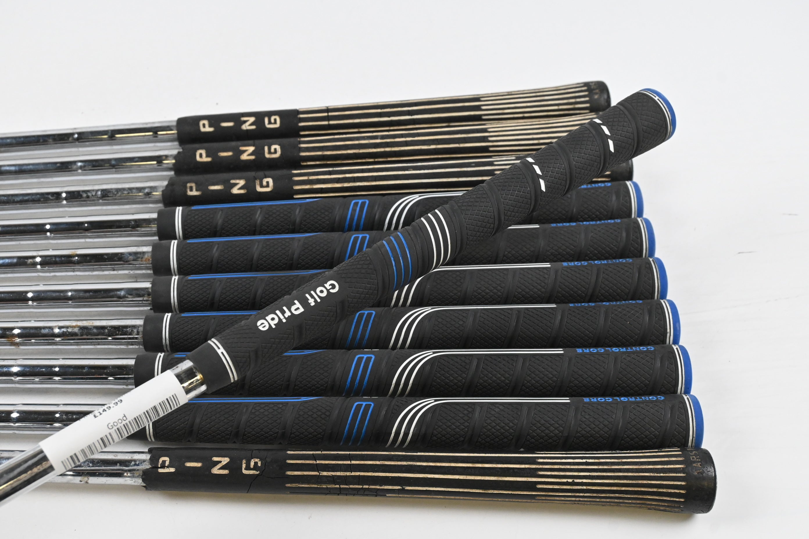 Left Hand Ping Zing Irons / 1-PW+SW / Black Dot /  Regular Flex Ping Karsten