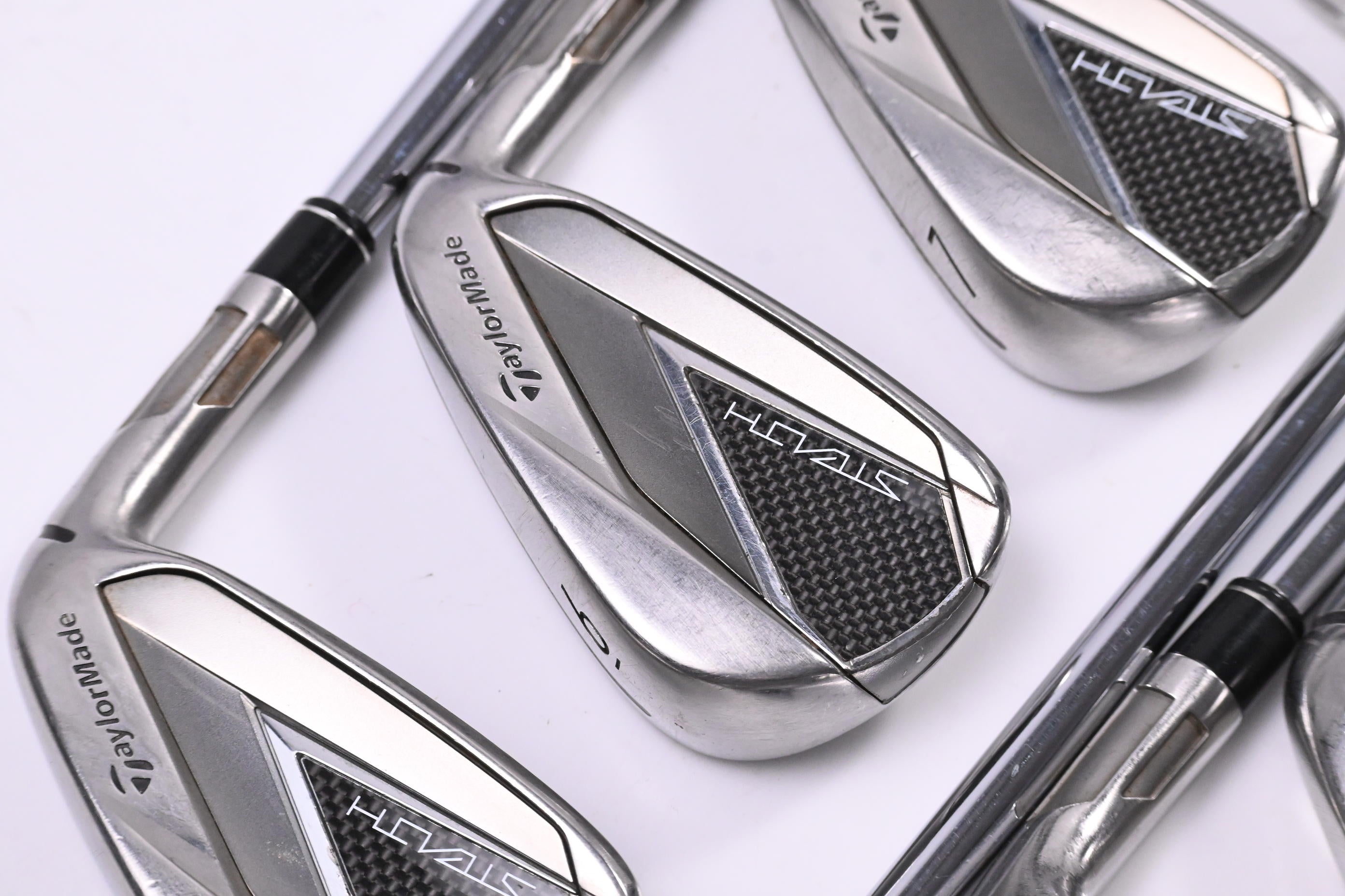 Taylormade Stealth Irons / 5-PW+AW+SW+LW / Regular Flex KBS Max MT 85 Shafts