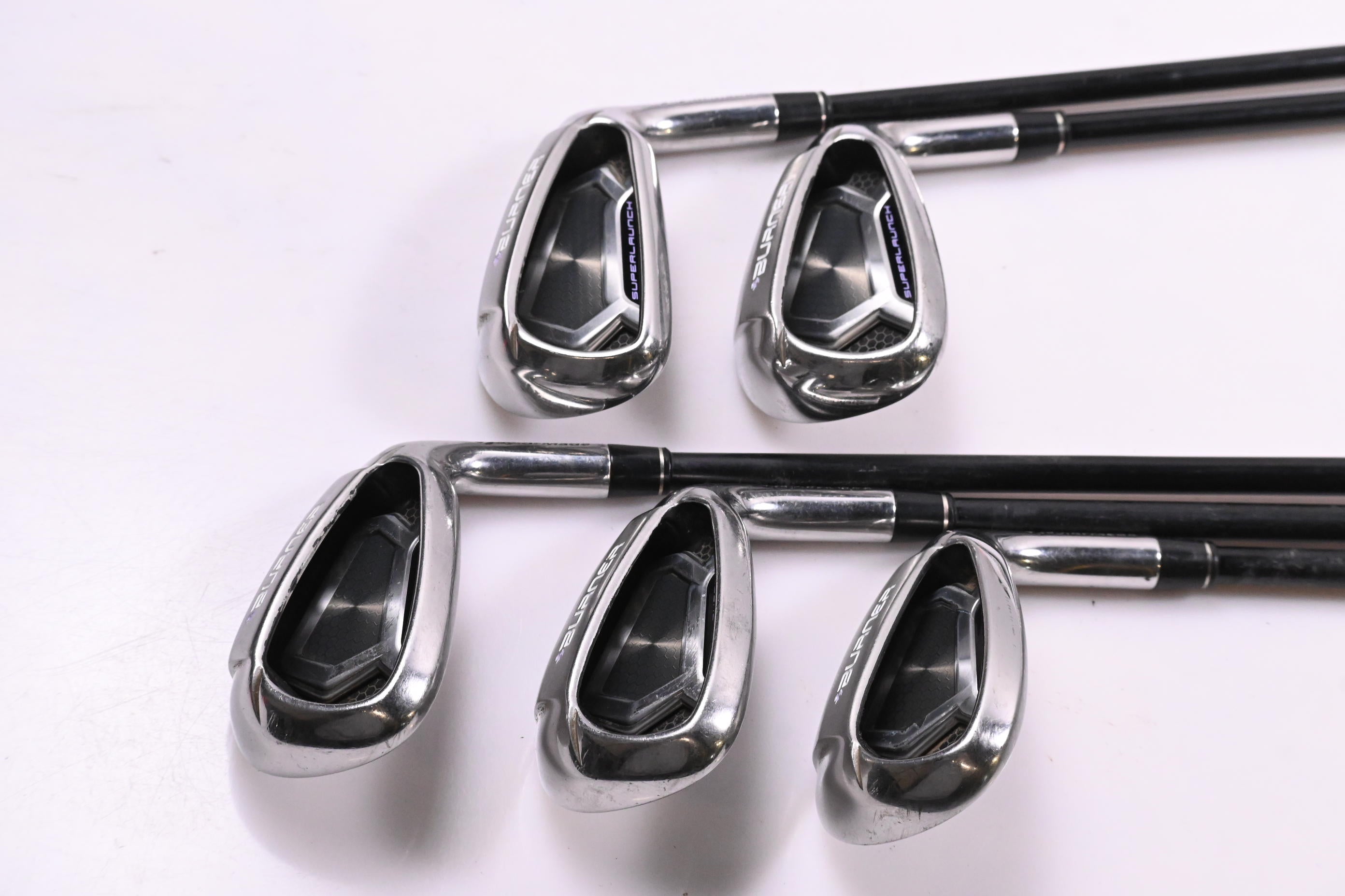 Ladies Taylormade Burner Superlaunch Irons / 7-PW+SW / Ladies Flex REAX 50