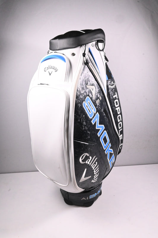 Callaway Paradym Ai Smoke Tour Bag / 6-Way Divider / White, Blue, Grey