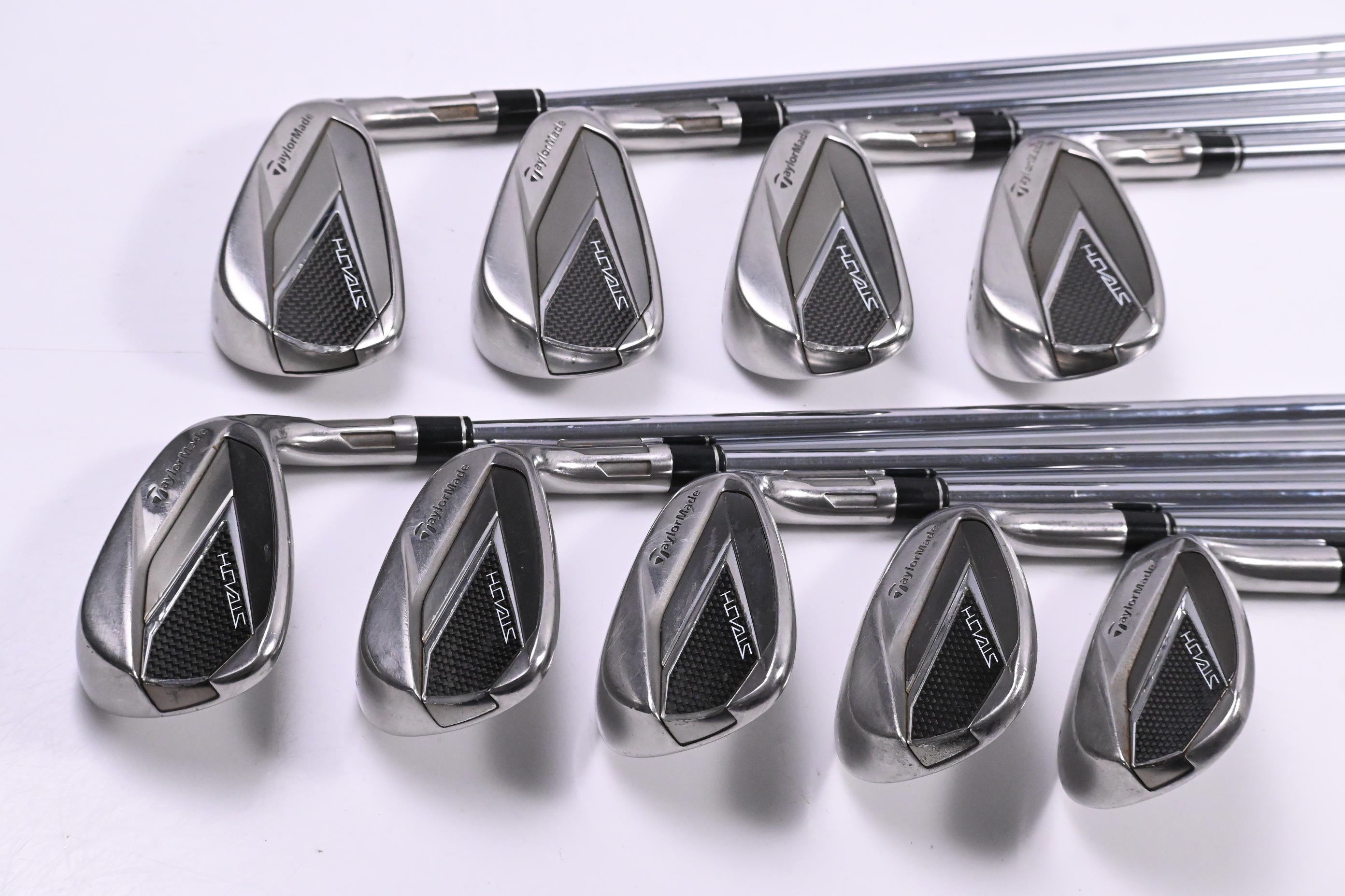 Taylormade Stealth Irons / 5-PW+AW+SW+LW / Regular Flex KBS Max MT 85 Shafts