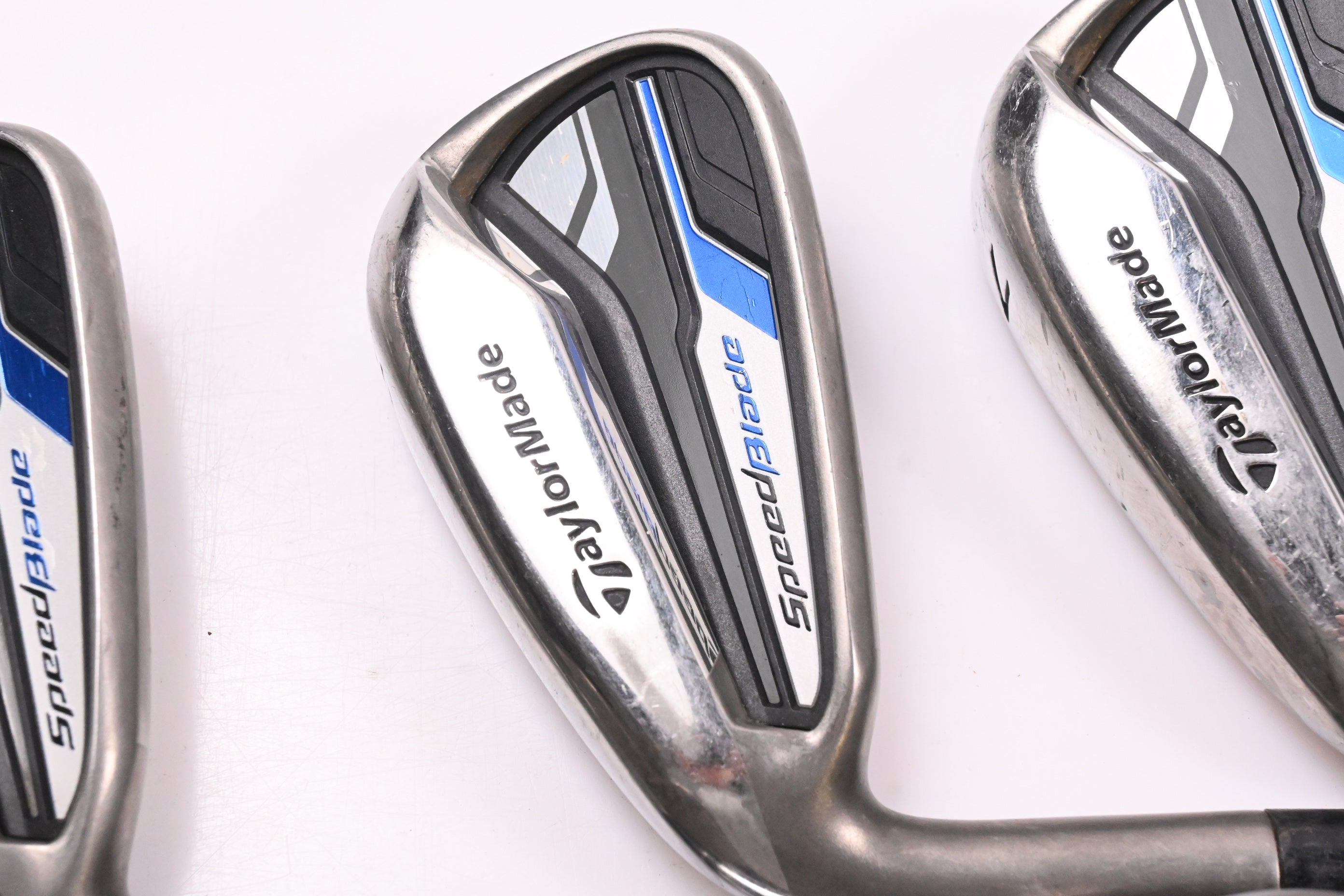 Left Hand Taylormade Speedblade HL Irons / 5-PW+SW / Uniflex Speedblade Shafts