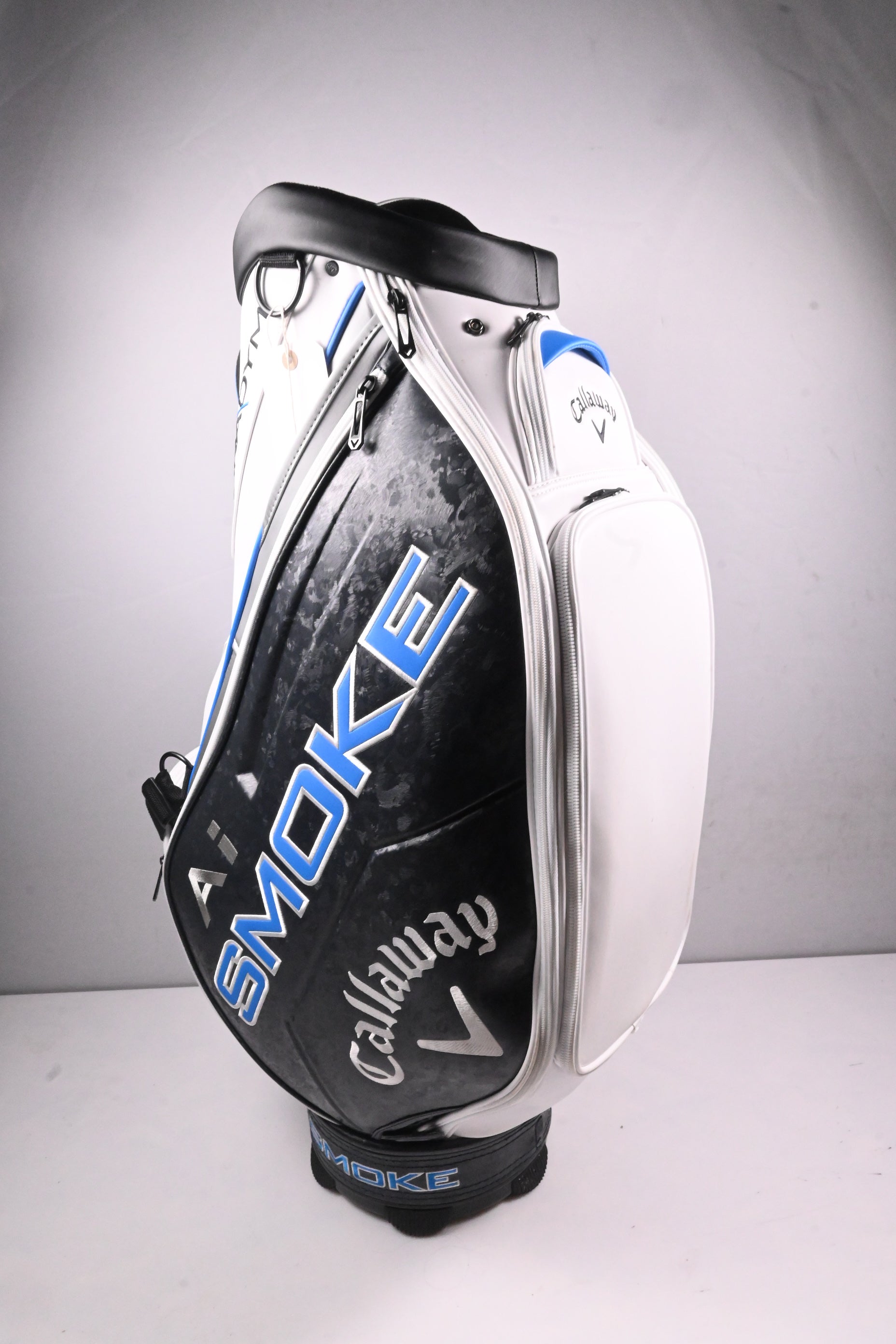 Callaway Paradym Ai Smoke Tour Bag / 6-Way Divider / White, Blue, Grey