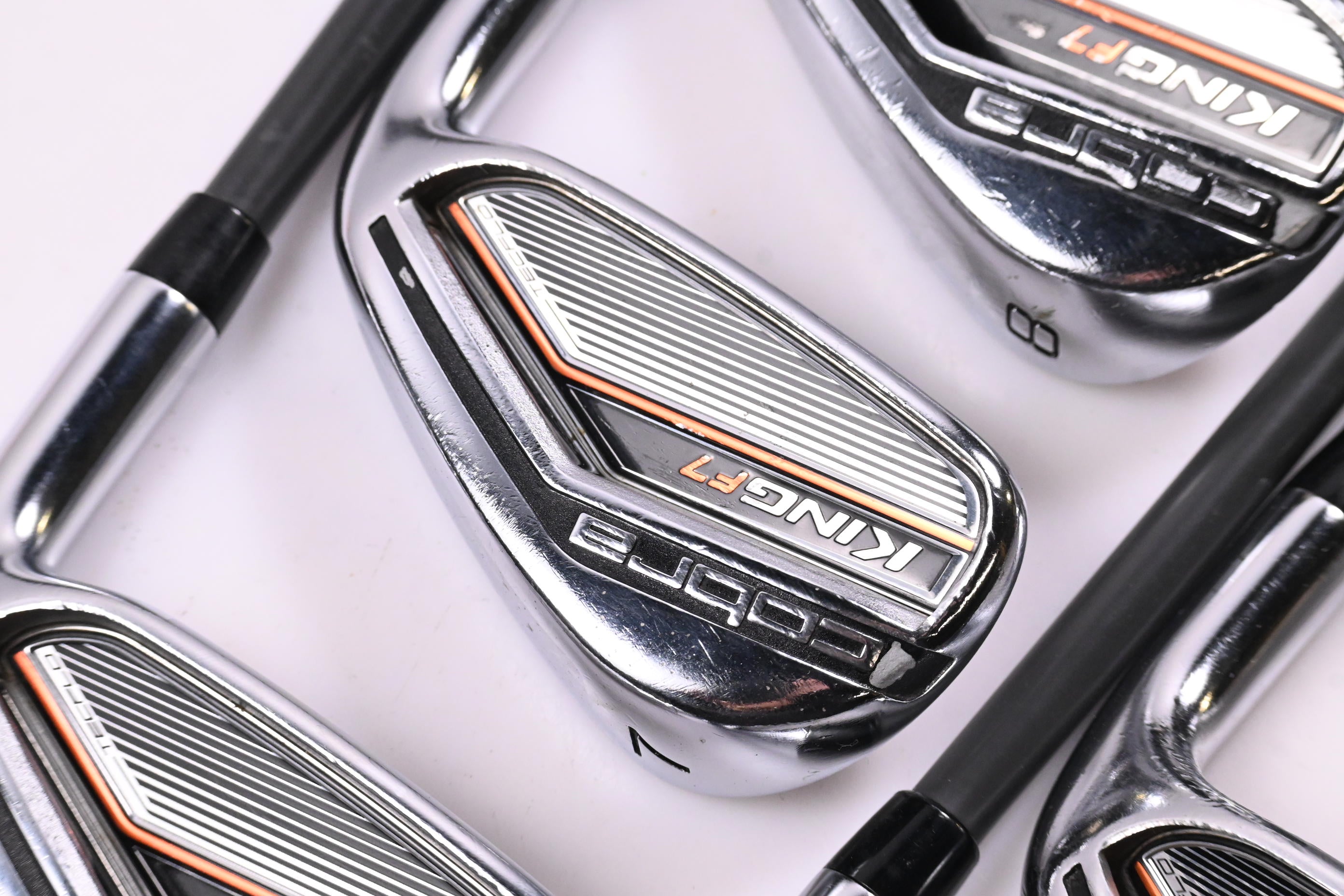 Cobra King F7 Irons / 6-PW+SW / Senior Flex Fujikura Pro 63 Shafts