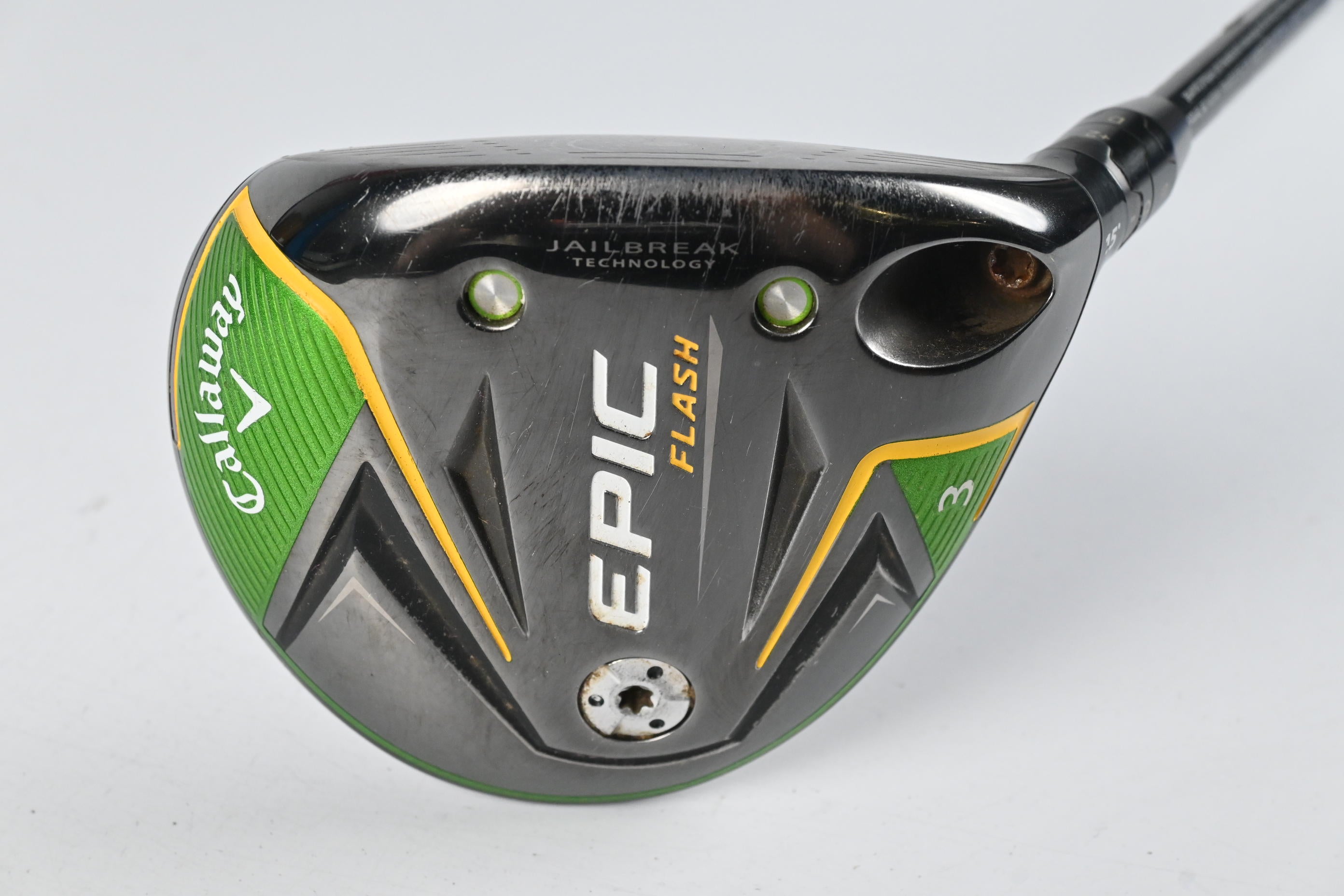 Callaway Epic Flash #3 Wood / 15 Degree / Stiff Flex Project X Hzrdus Yellow 76