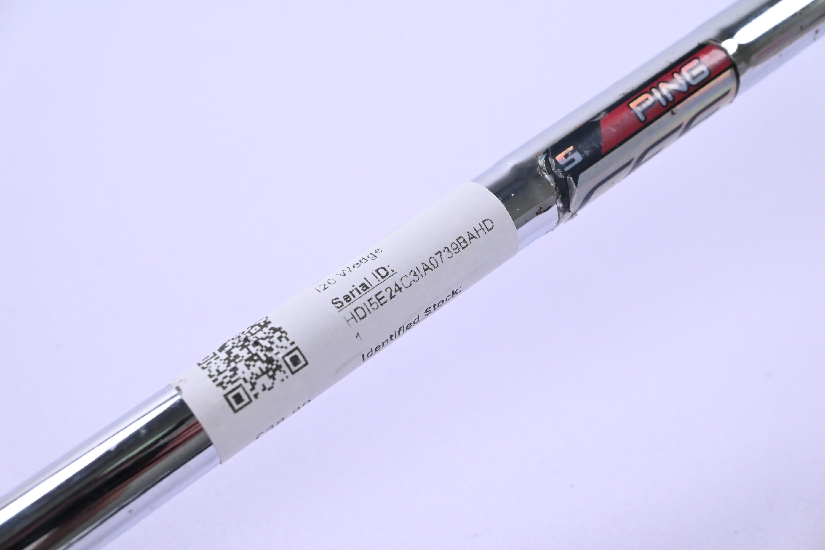 Ping i20 Pitching Wedge / 46 Degree / Black Dot / Stiff Flex Ping CFS Shaft