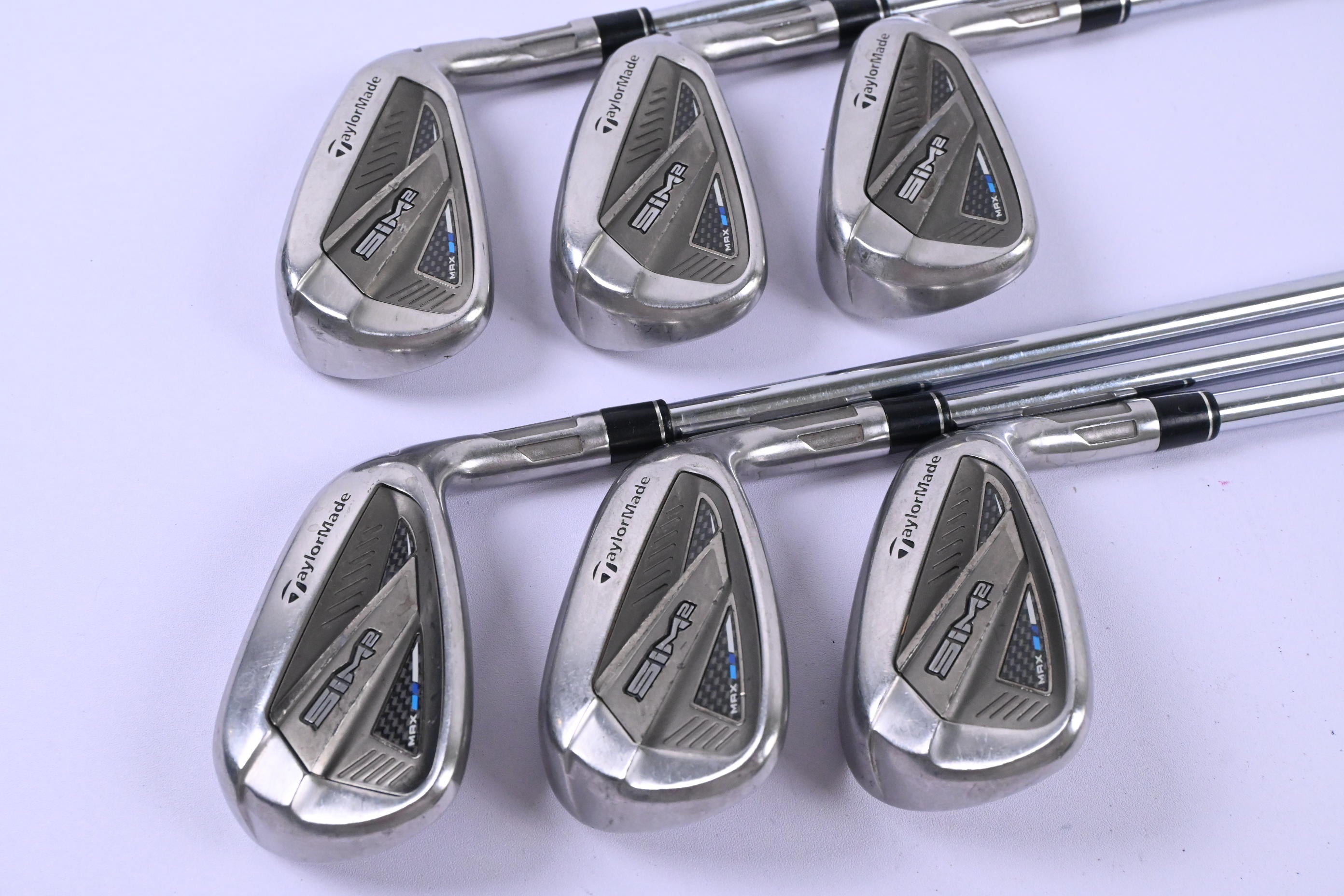 Taylormade SIM2 Max Irons / 5-PW / Stiff Flex KBS Max MT 85 Shafts