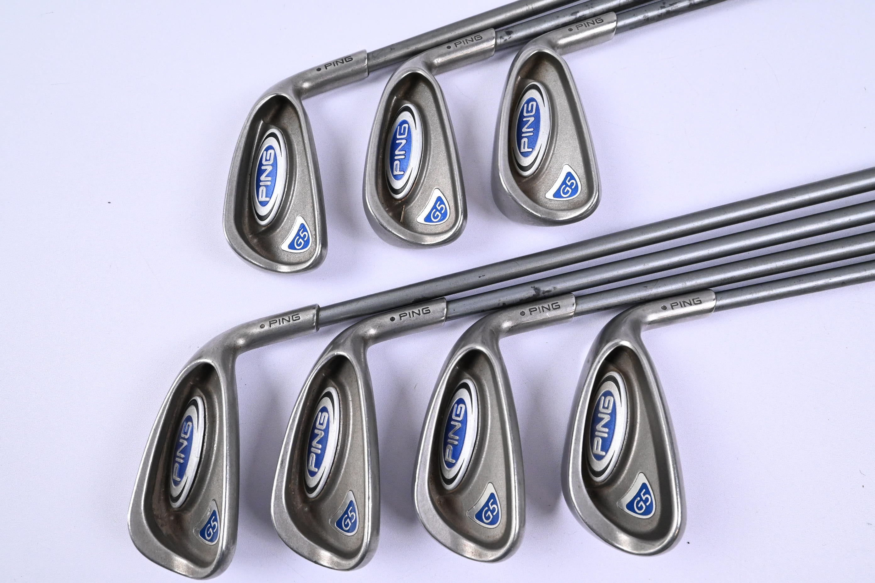 Ping G5 Irons / 5-PW+SW / Black Dot / Regular Flex Ping TFC 100 I Shafts
