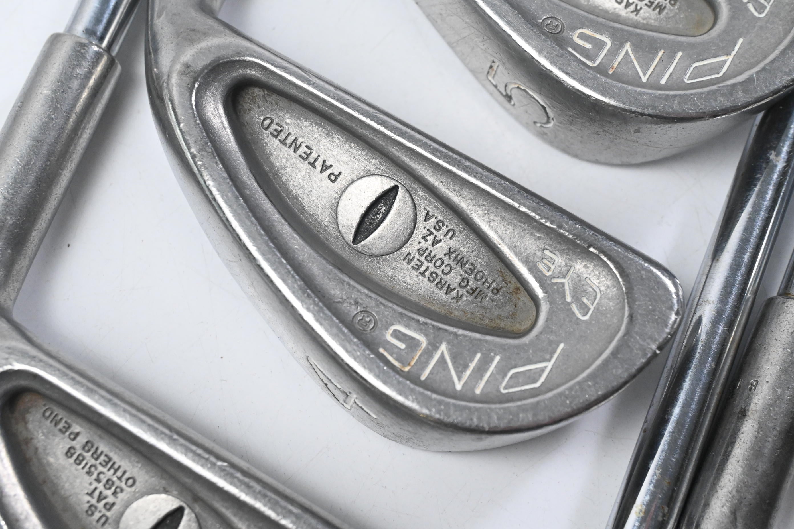 Ping Eye Irons / 3-9i / Black Dot / Stiff Flex Ping Karsten Shafts