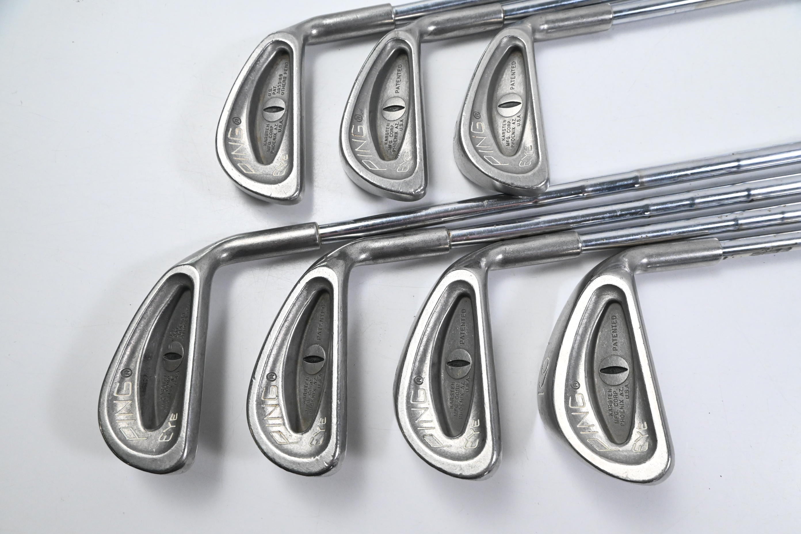 Ping Eye Irons / 3-9i / Black Dot / Stiff Flex Ping Karsten Shafts