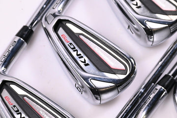 Cobra King F9 Irons / 5-PW+SW / Regular Flex KBS Tour 90 Shafts