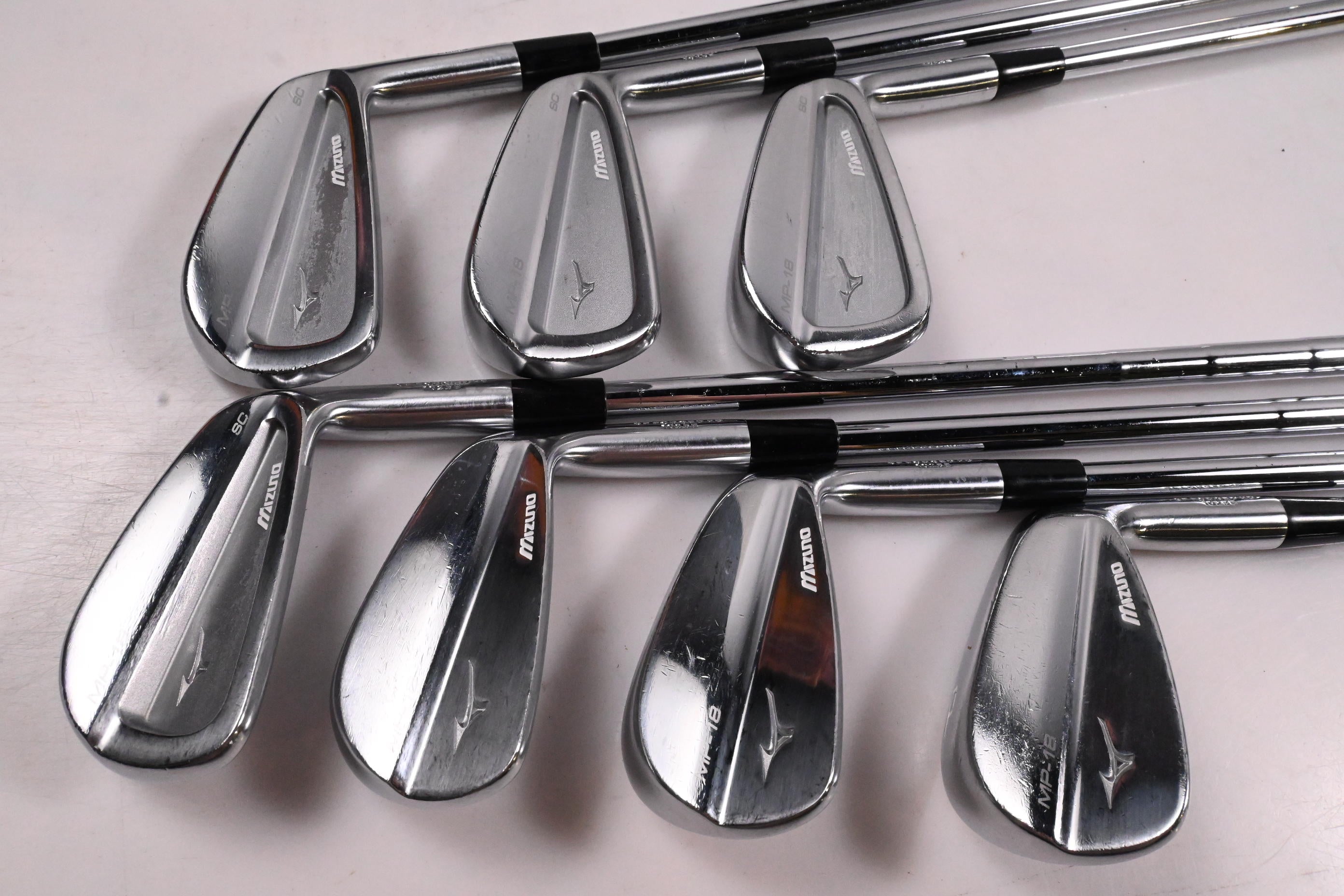 Mizuno MP-18 SC/MB Irons / 4-PW / Stiff Flex KBS Tour 90 Shafts