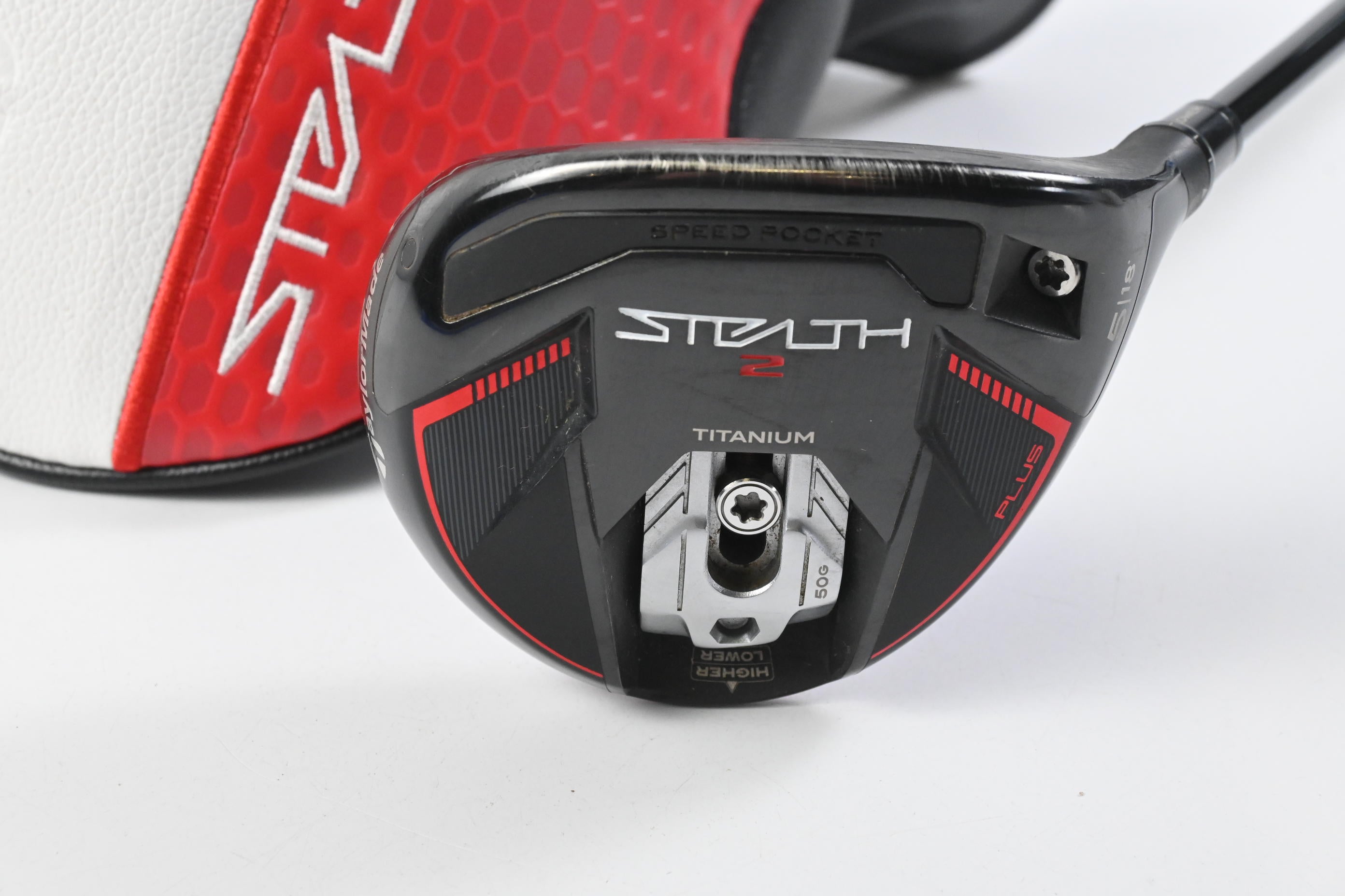 Taylormade Stealth 2 Plus #5 Wood / 18 Degree / Stiff Flex Kai'li Red 75 Shaft