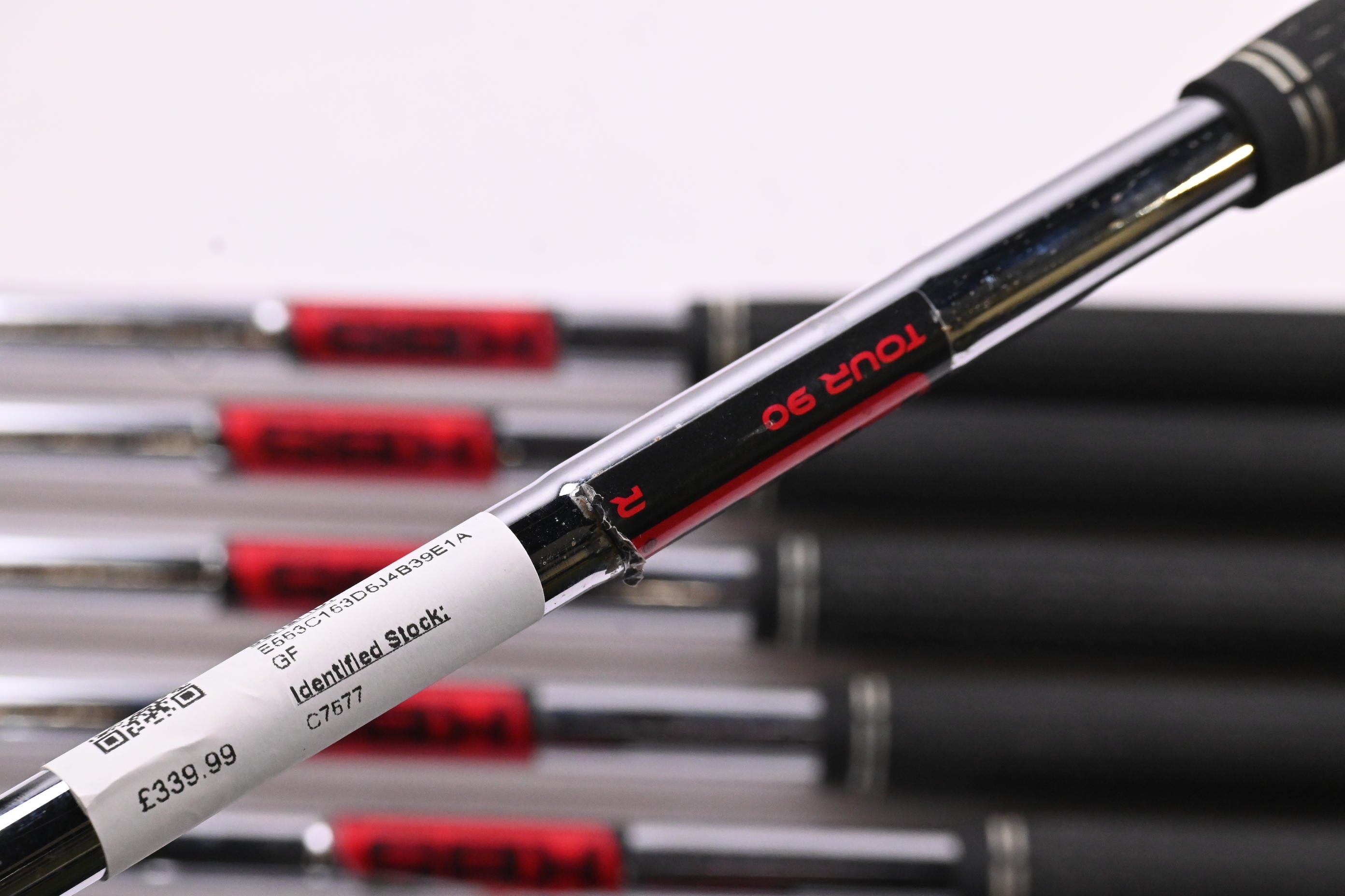 Cobra King F9 Irons / 5-PW+SW / Regular Flex KBS Tour 90 Shafts