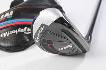 Taylormade M4 #4 Hybrid / 22 Degree / Stiff Flex Fujikura Atmos Red 7 Shaft