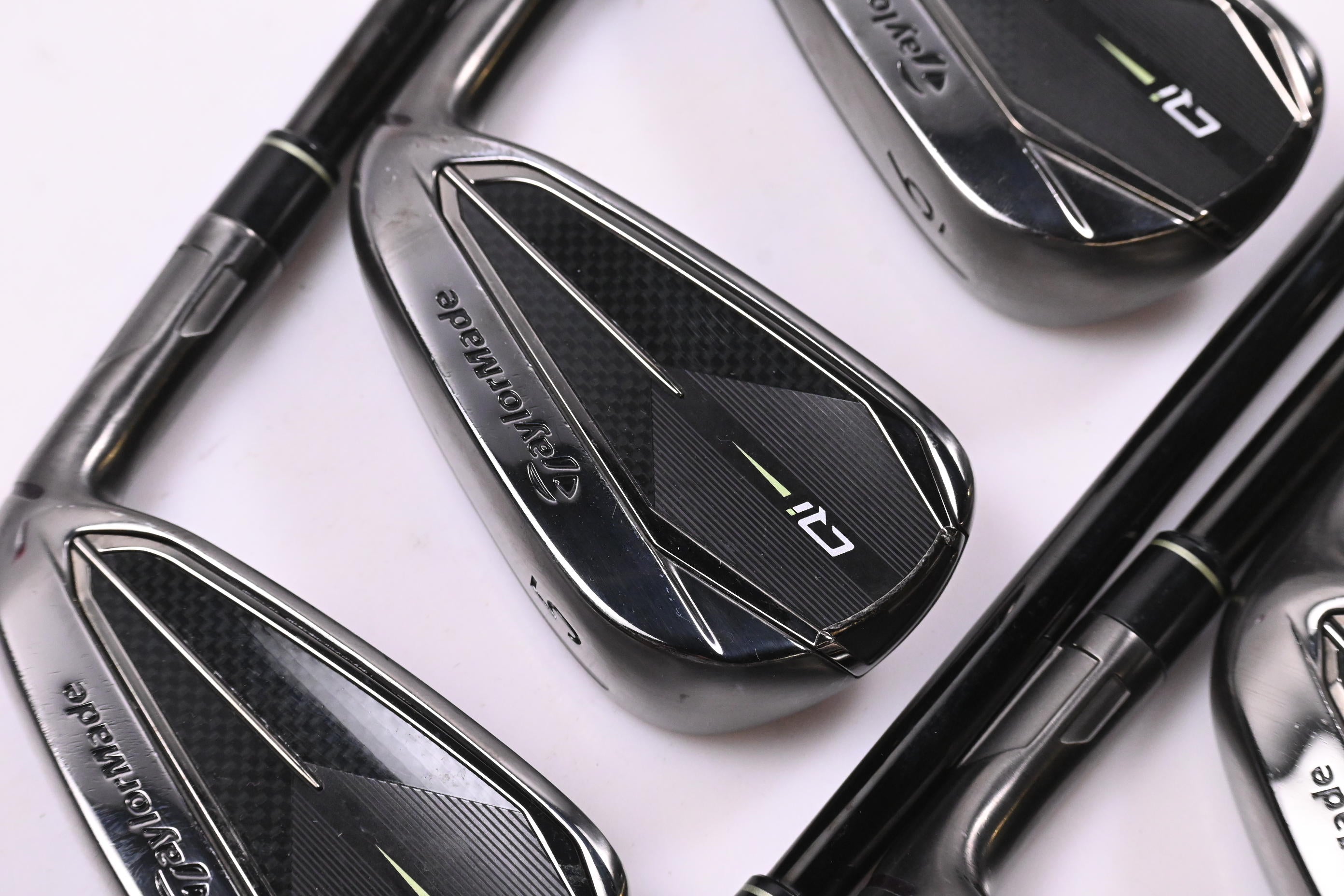 Taylormade Qi Gunmetal Edition Irons / 4-PW / Stiff Flex KBS MAX MT 85 Shafts