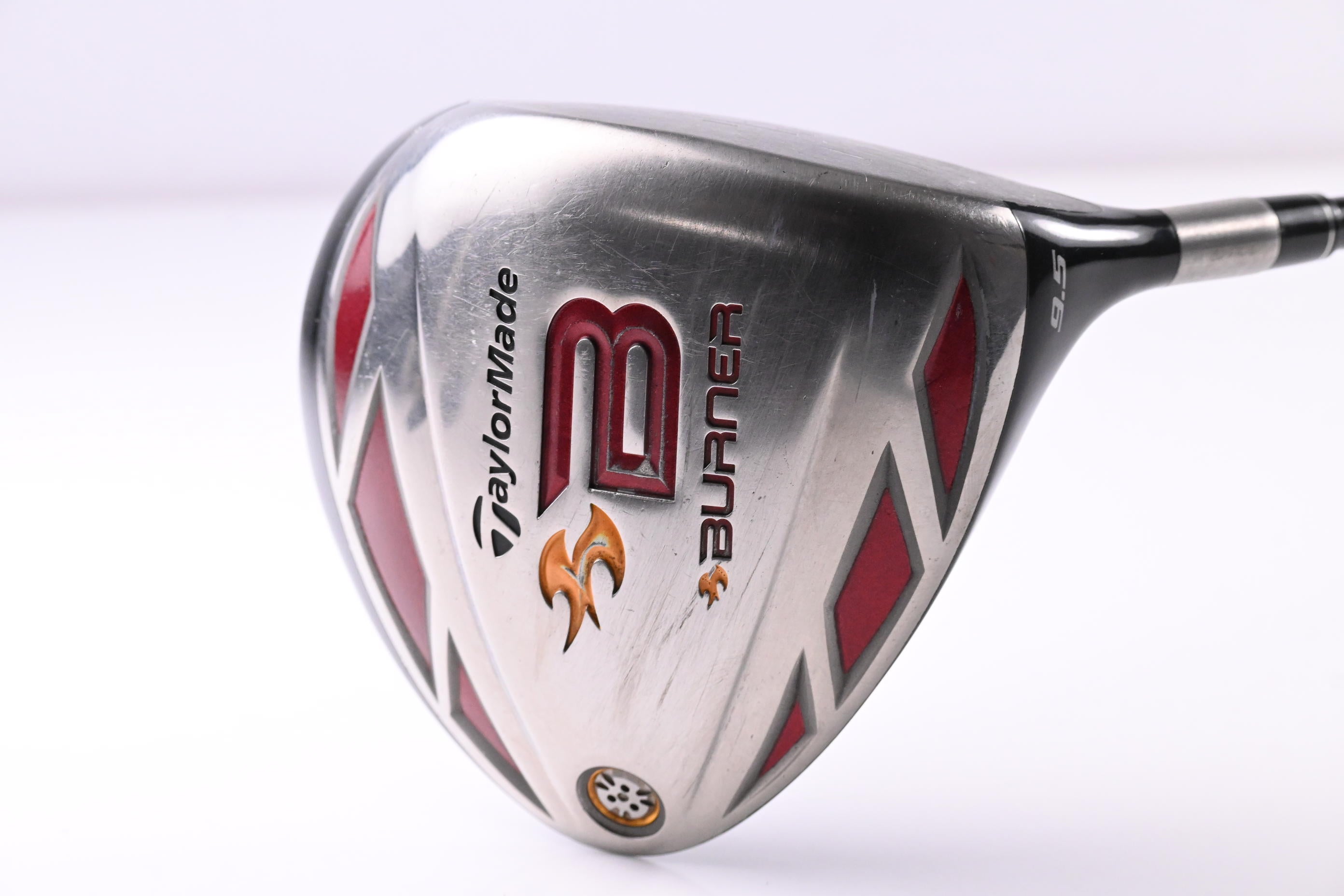 Taylormade Burner 2008 Driver / 9.5 Degree / Stiff Flex REAX Superfast 49 Shaft