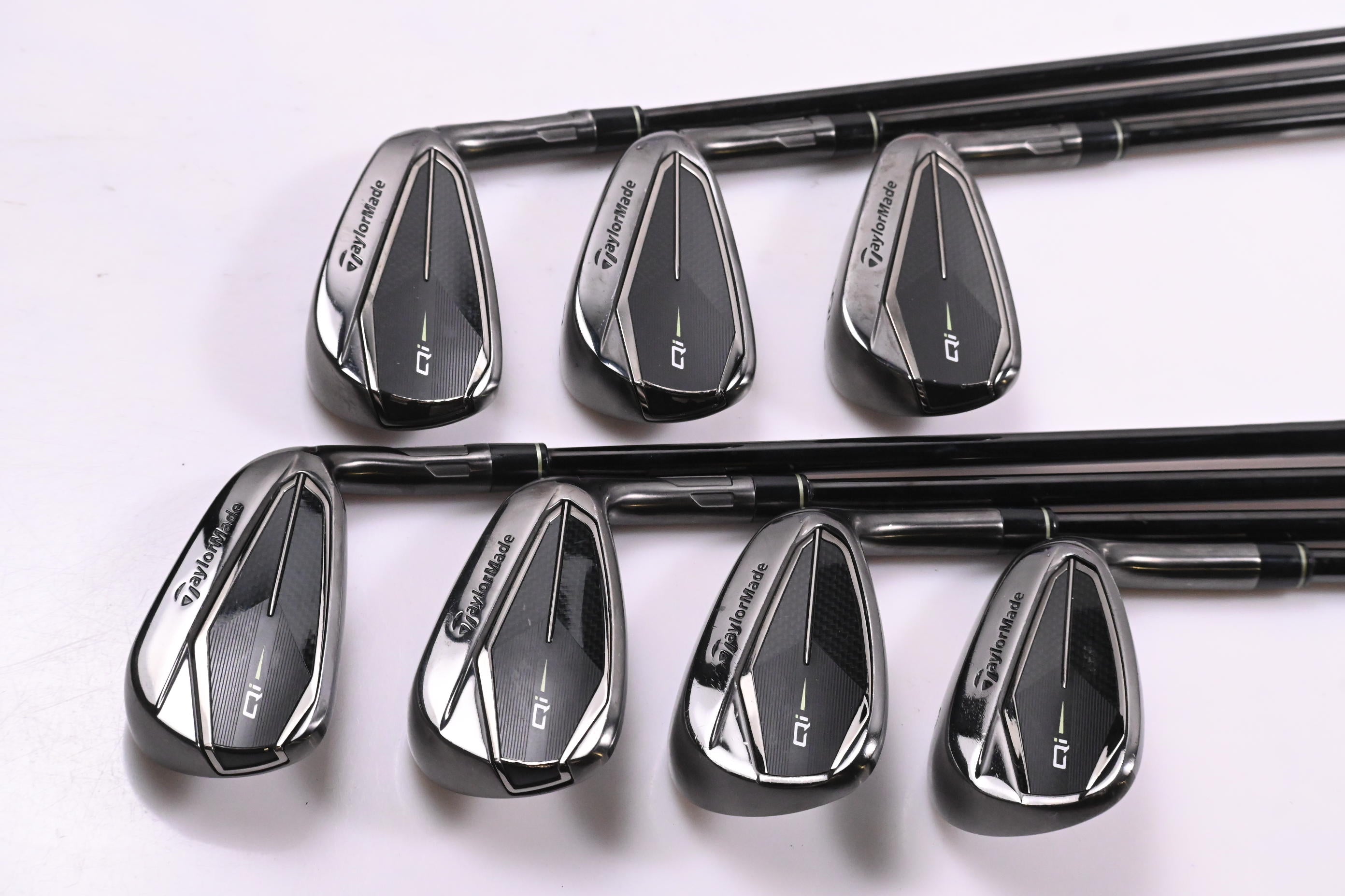Taylormade Qi Gunmetal Edition Irons / 4-PW / Stiff Flex KBS MAX MT 85 Shafts