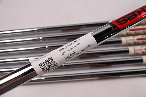 Mizuno MP-18 SC/MB Irons / 4-PW / Stiff Flex KBS Tour 90 Shafts