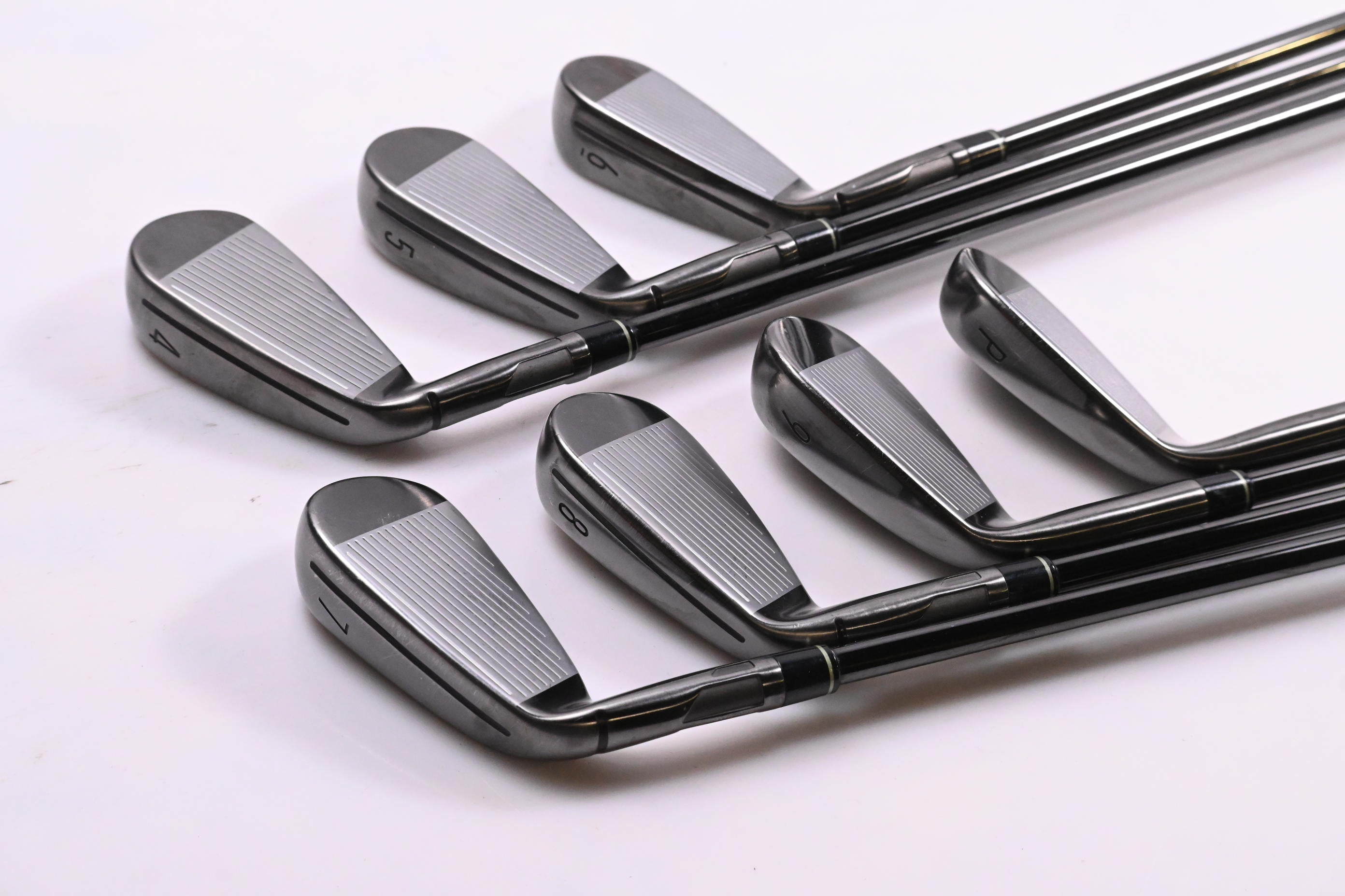Taylormade Qi Gunmetal Edition Irons / 4-PW / Stiff Flex KBS MAX MT 85 Shafts