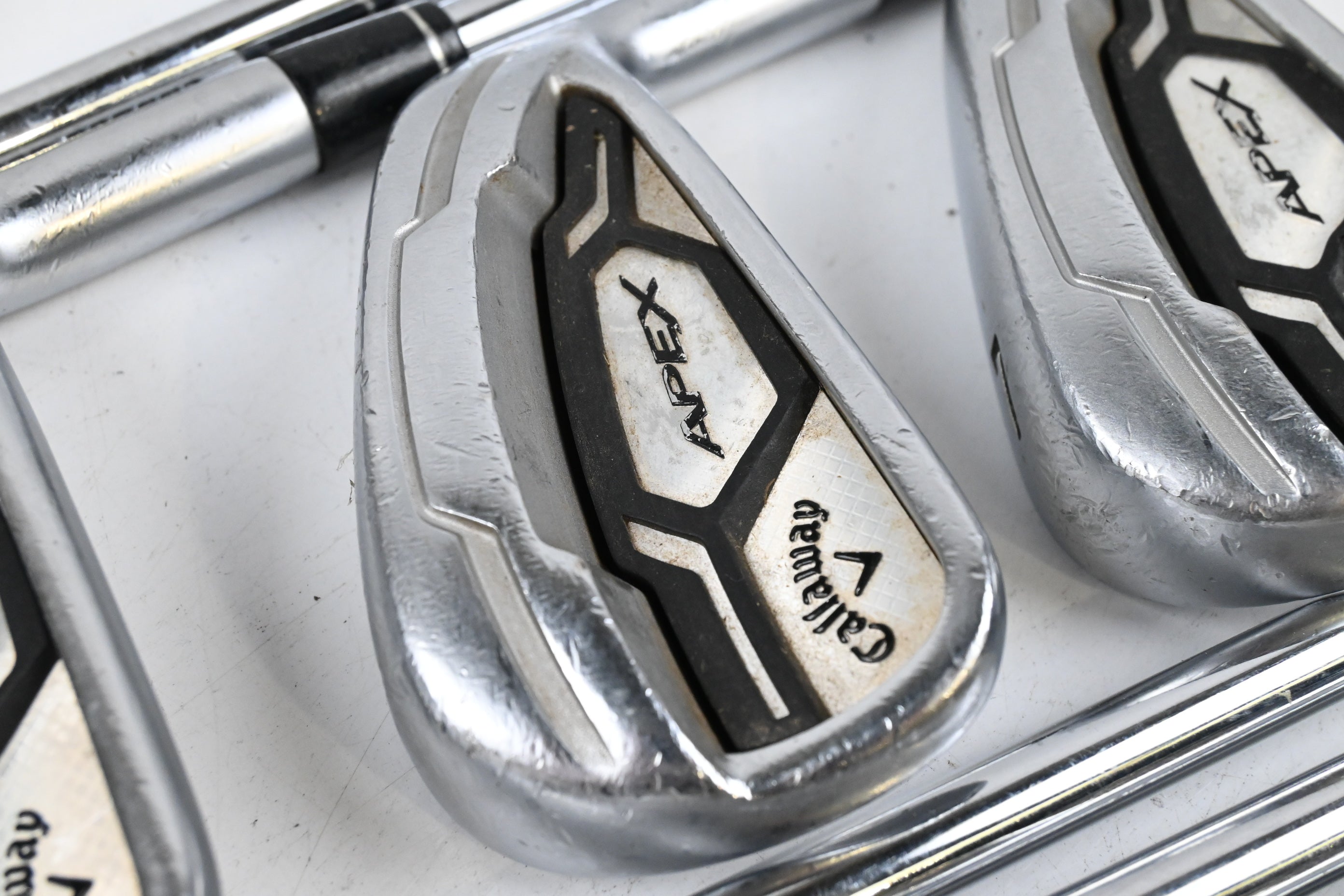 Callaway Apex CF16 Irons / 4-PW+GW+SW / Stiff Flex XP 95 R300 Shafts