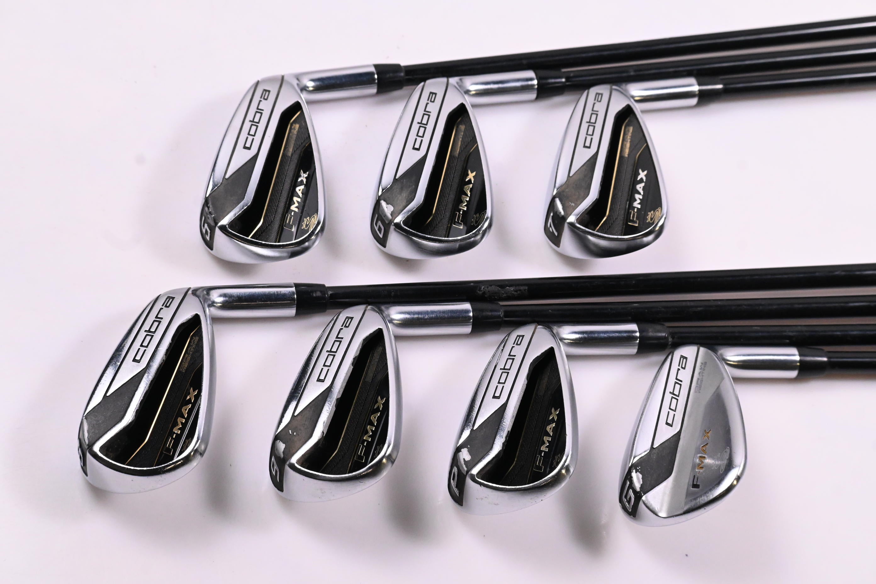 Cobra F-Max Irons / 5-PW+GW / Senior Flex Cobra SuperLite 55 Shafts