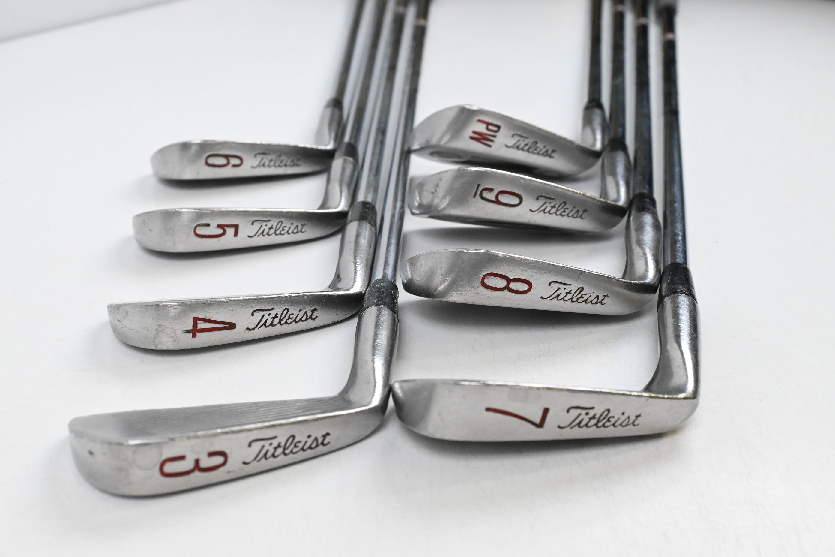 Titleist Acushnet 100 Irons / 3-PW / Stiff Flex Steel Shafts