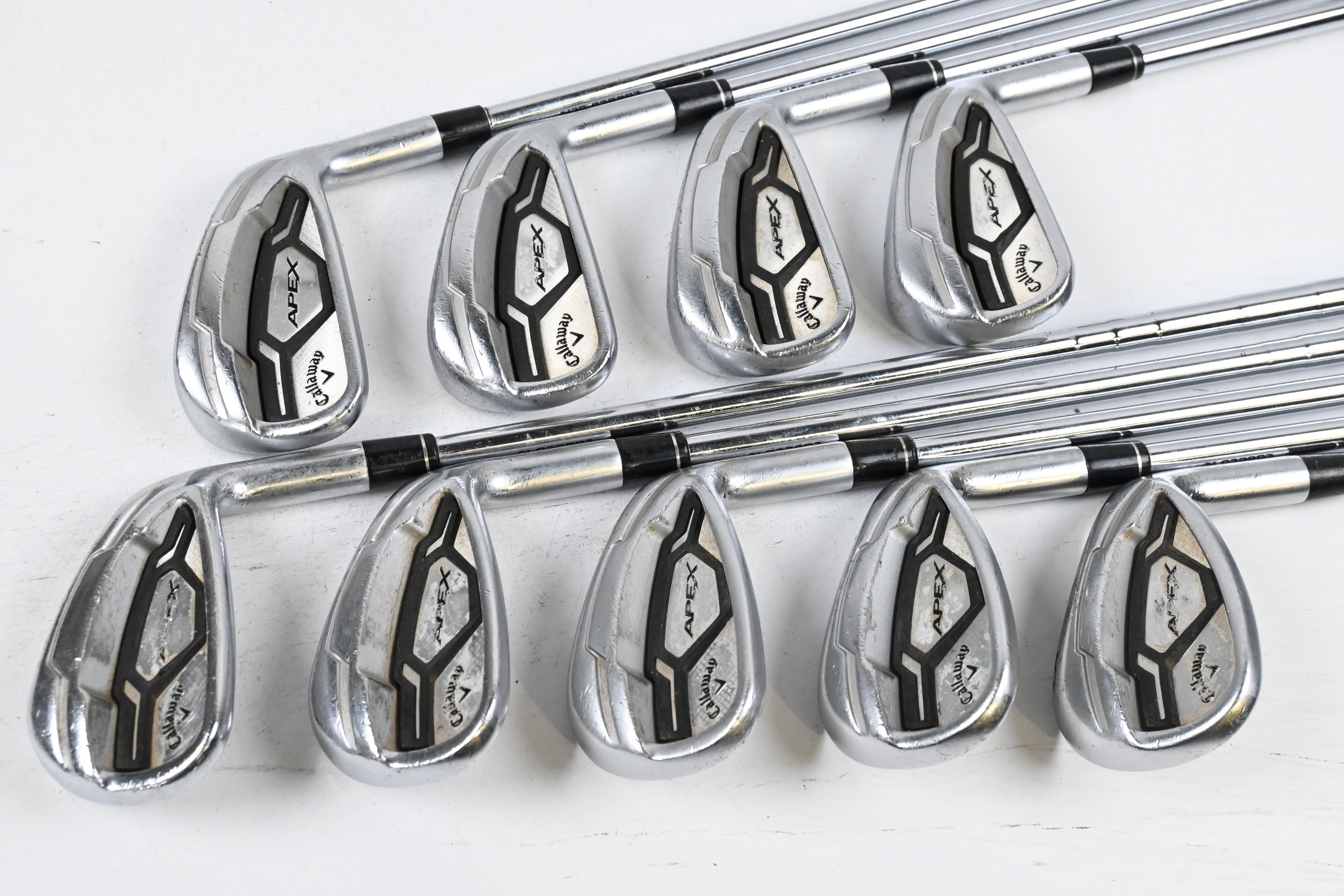 Callaway Apex CF16 Irons / 4-PW+GW+SW / Stiff Flex XP 95 R300 Shafts