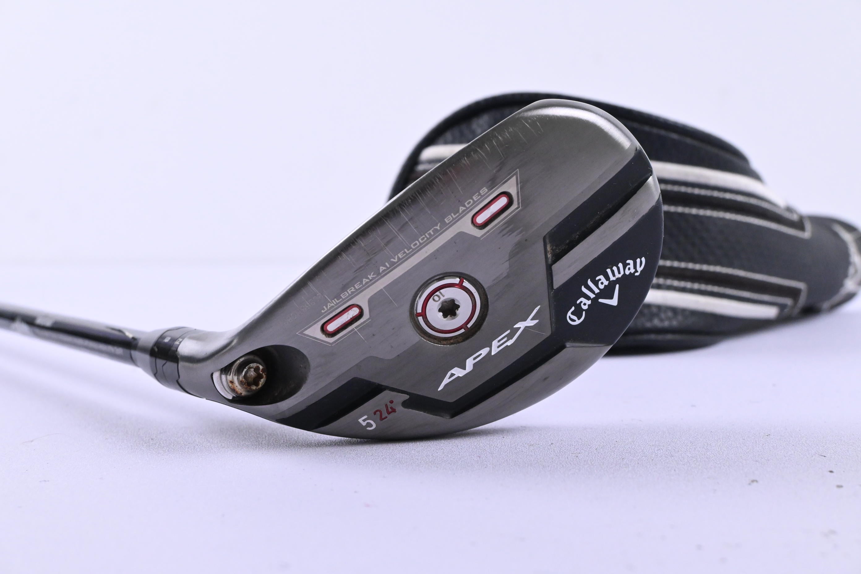 Left Hand Callaway Apex 21 #5 Hybrid / 24 Degree / Regular Flex UST Recoil Dart