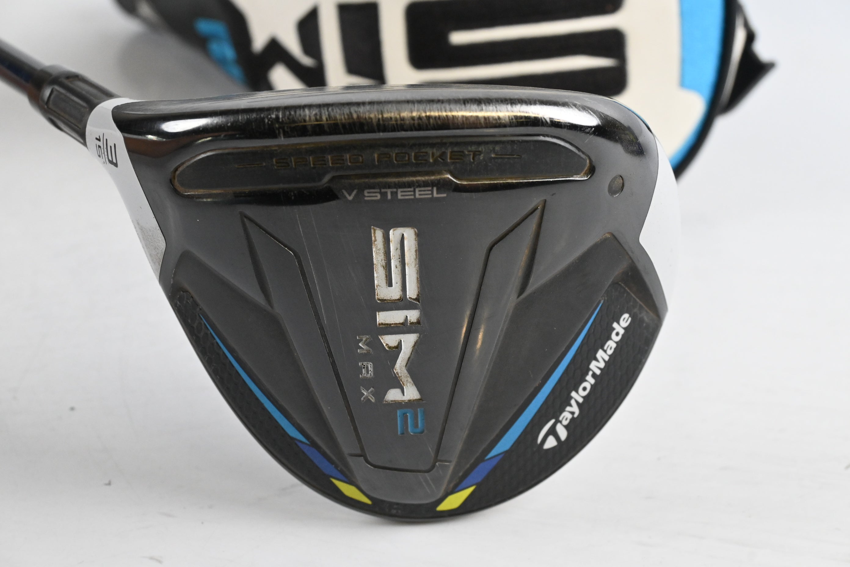 Left Hand Taylormade SIM2 Max #3 Wood / 19 Degree / Regular Flex Ventus Blue 5