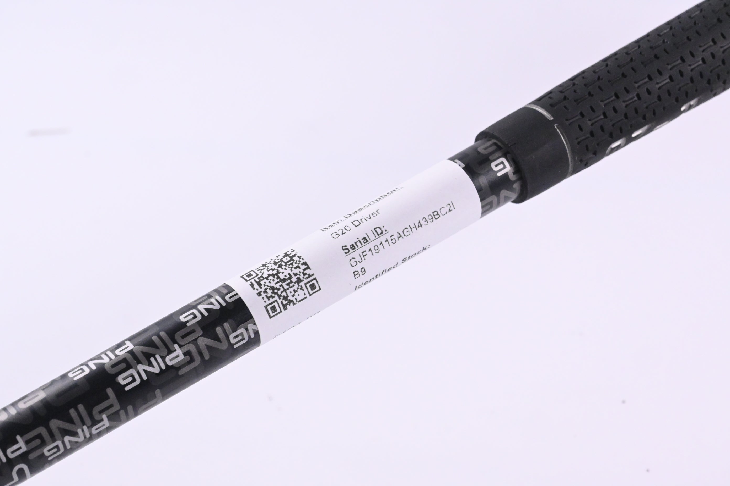Ping G20 Driver / 10.5 Degree / Regular Flex Ping TFC 707 D Shaft