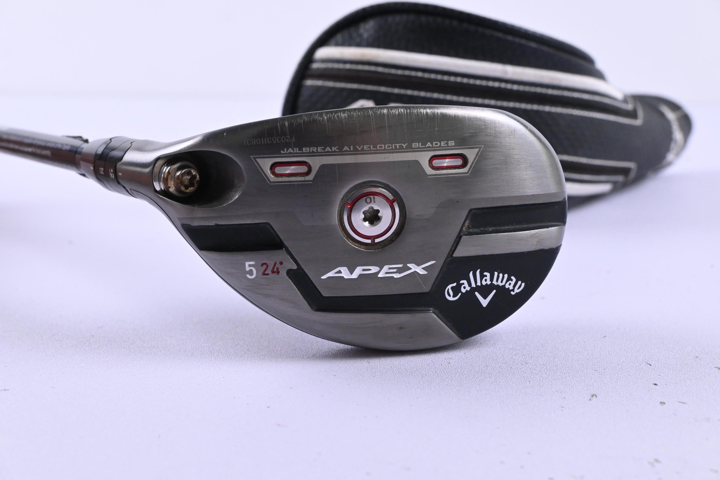 Left Hand Callaway Apex 21 #5 Hybrid / 24 Degree / Regular Flex UST Recoil Dart